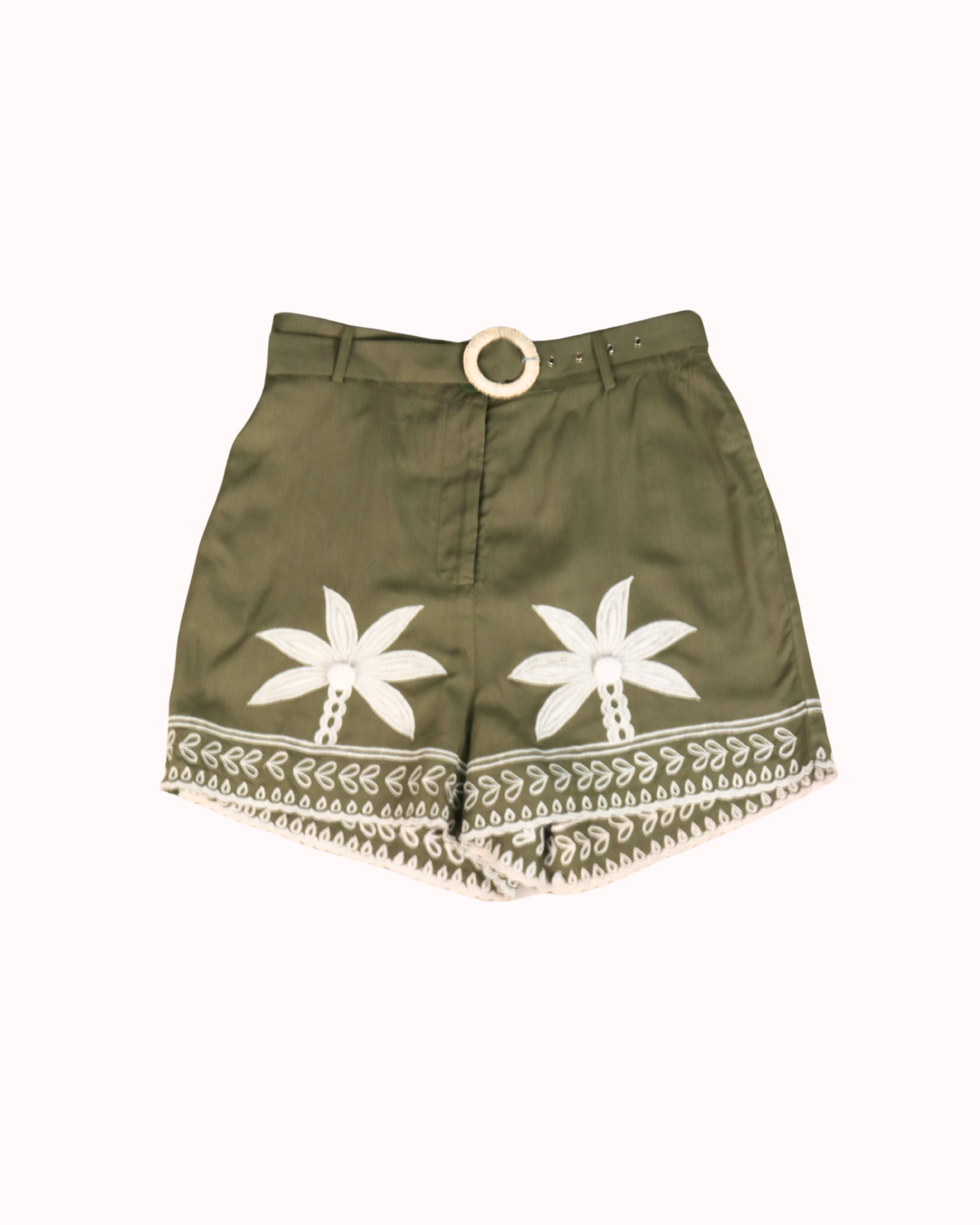EP LUXURY INDIA SHORTS PALMERA OLIVO
