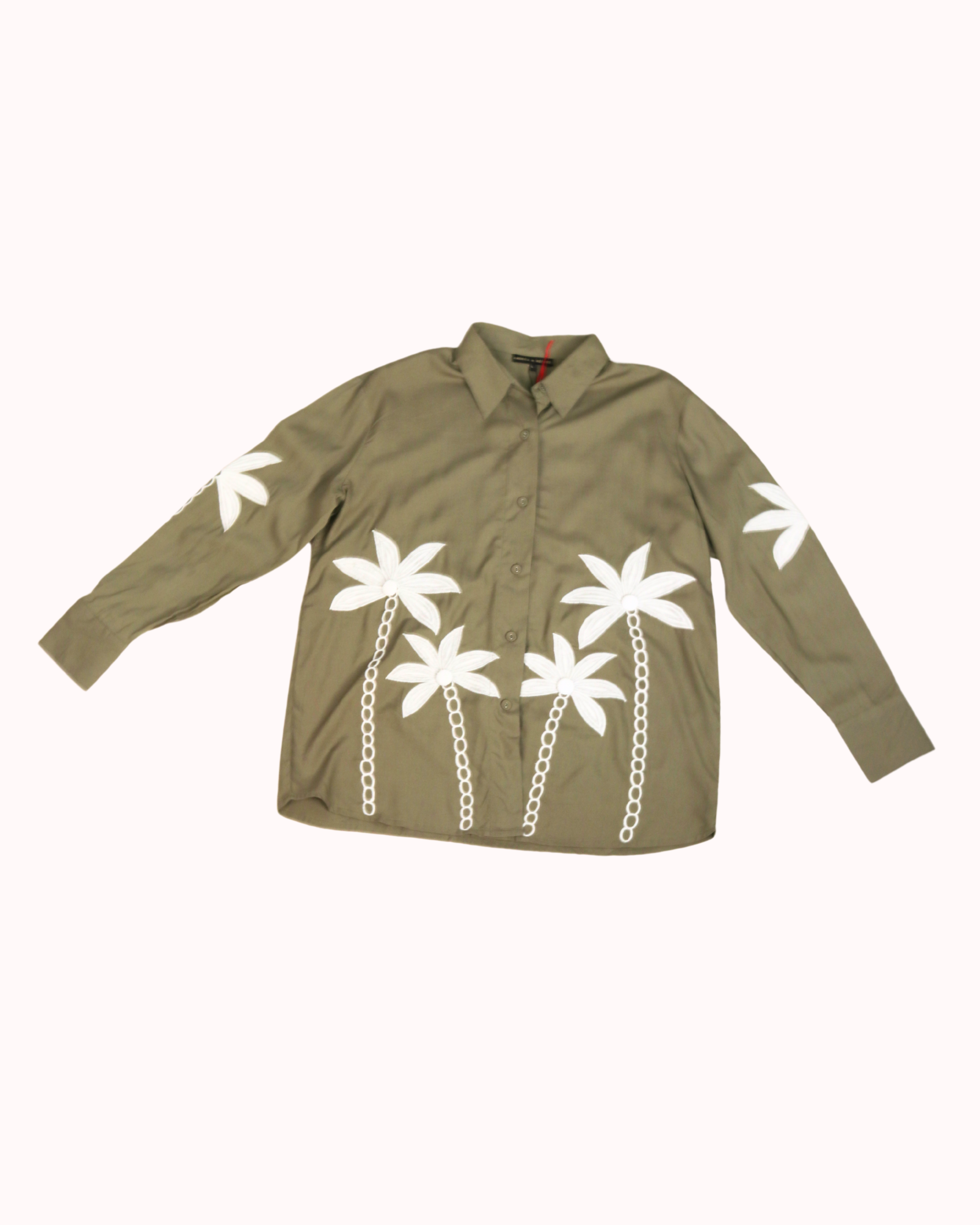 EP LUXURY INDIA CAMISA PALMERA OLIVO