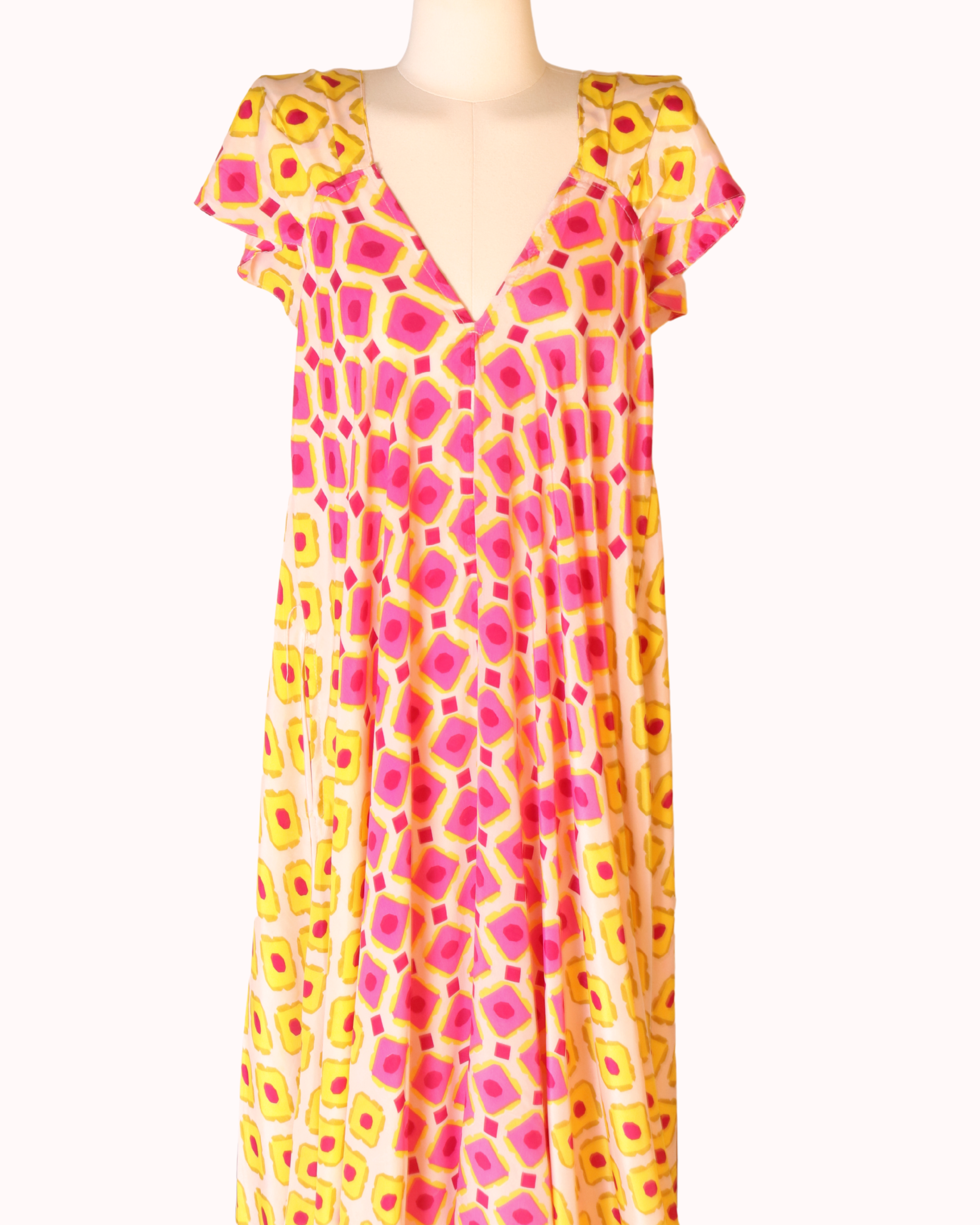 EP LUXURY PARIS VESTIDO IRIS AMARILLO / ROSA