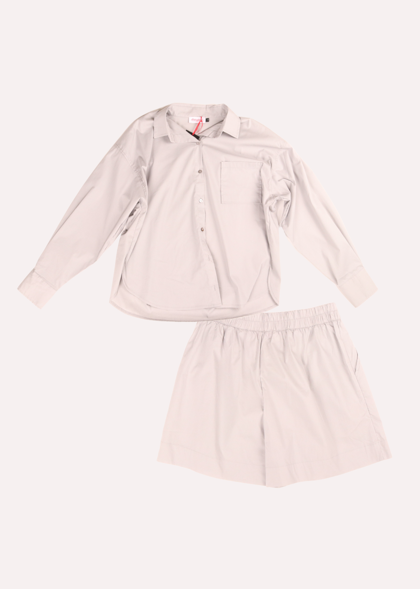 SET DE SHORT Y BLUSA ARMIDA GRIS