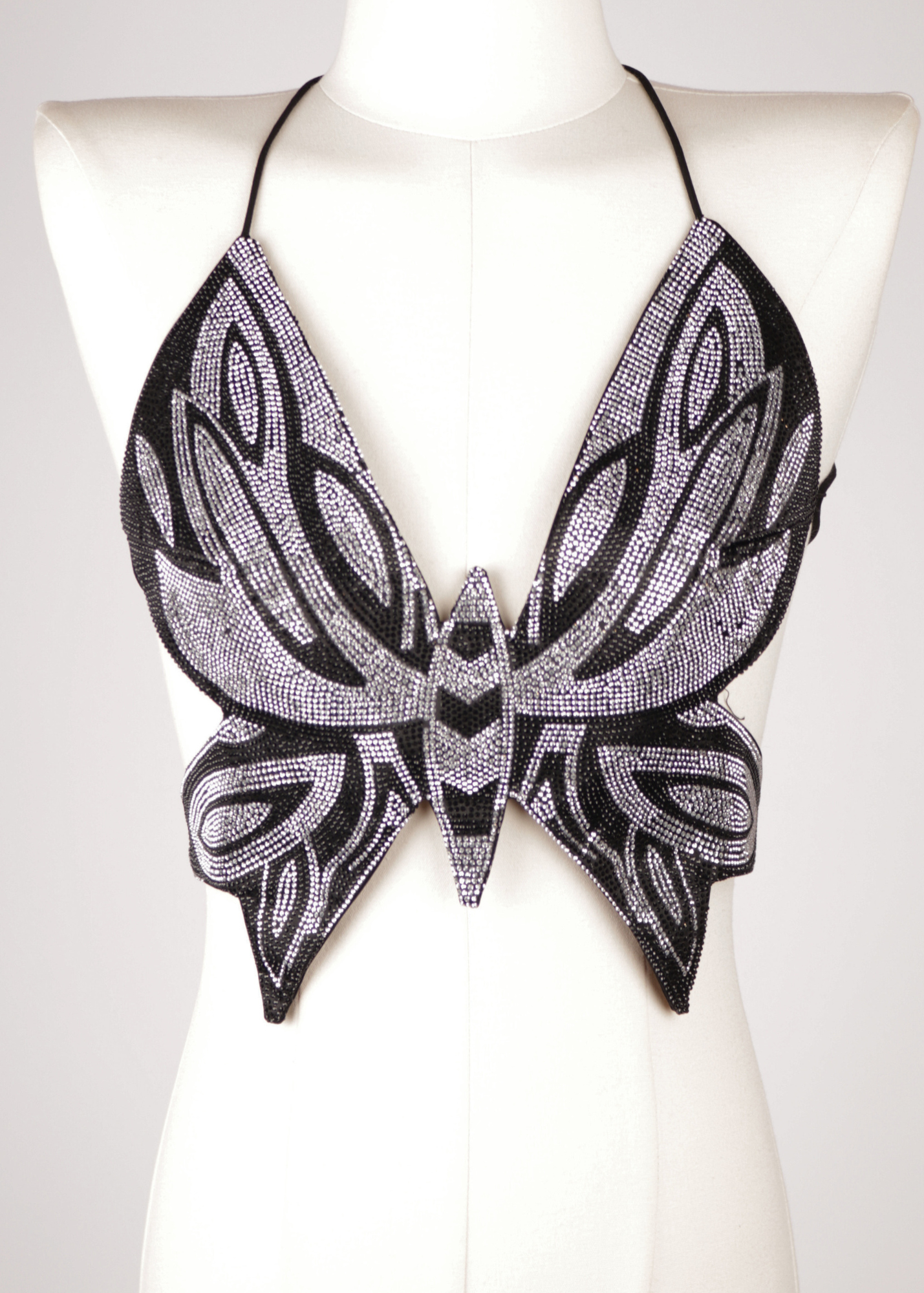 TOP MARIPOSA JOYA NEGRO