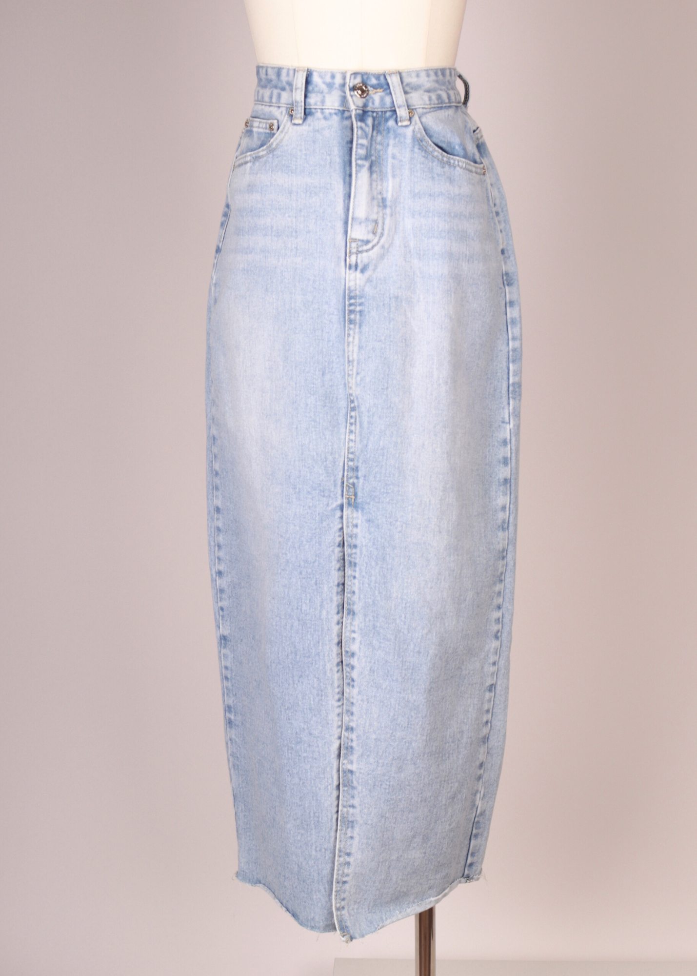 FALDA LAPIZ DENIM