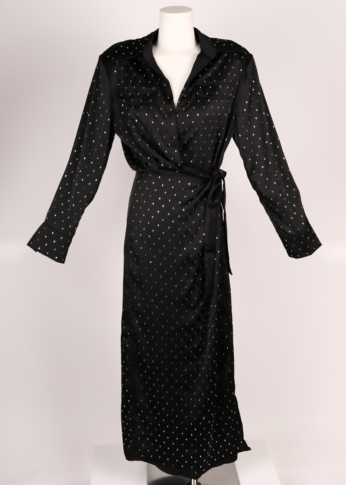 EP LUXURY VESTIDO DESTELLOS NEGRO