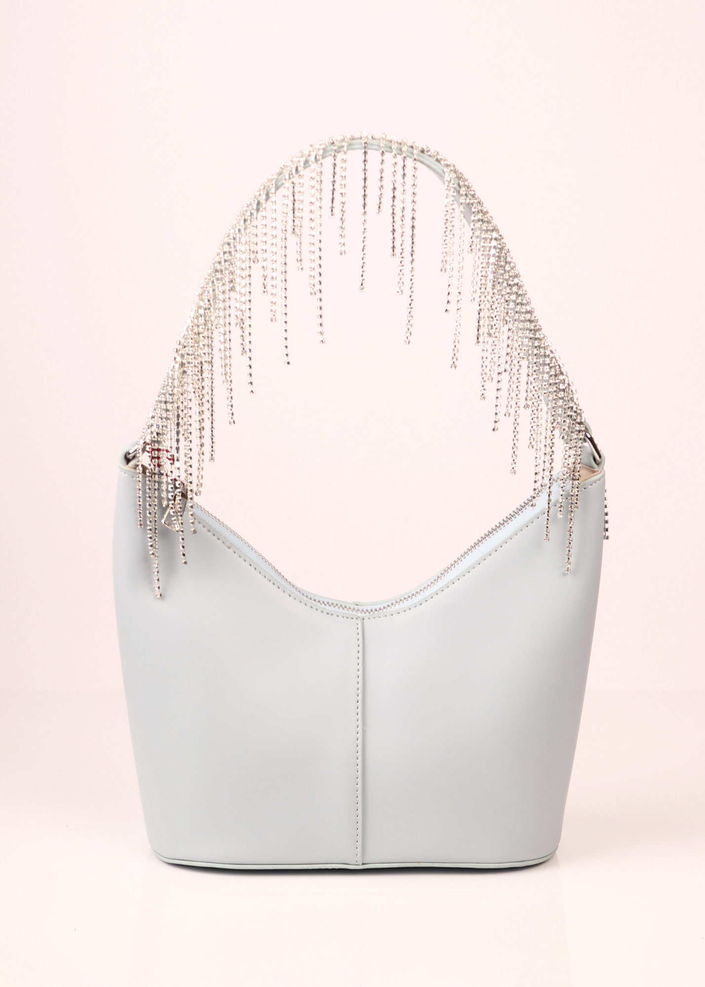 BOLSO SKY BLUE BRILLOS