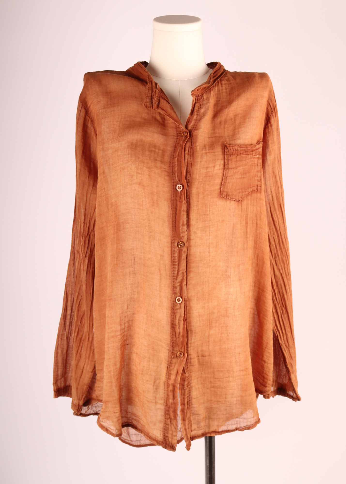 BLUSA FLUIDA OCRE