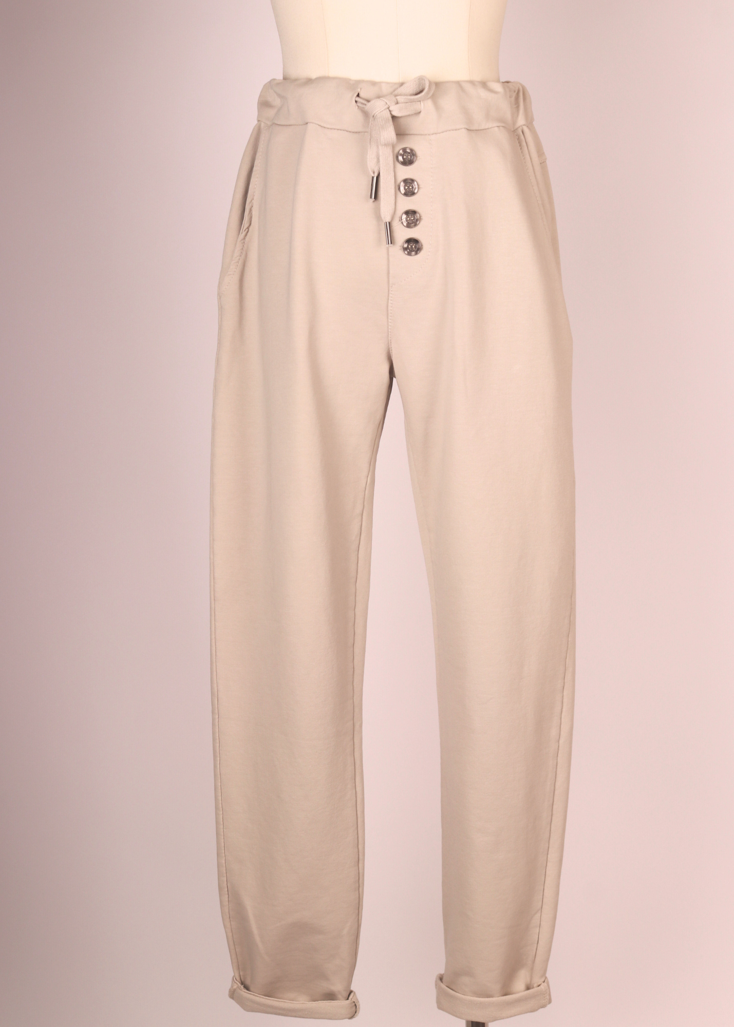 PANTALONES DEPORTIVOS BEIGE