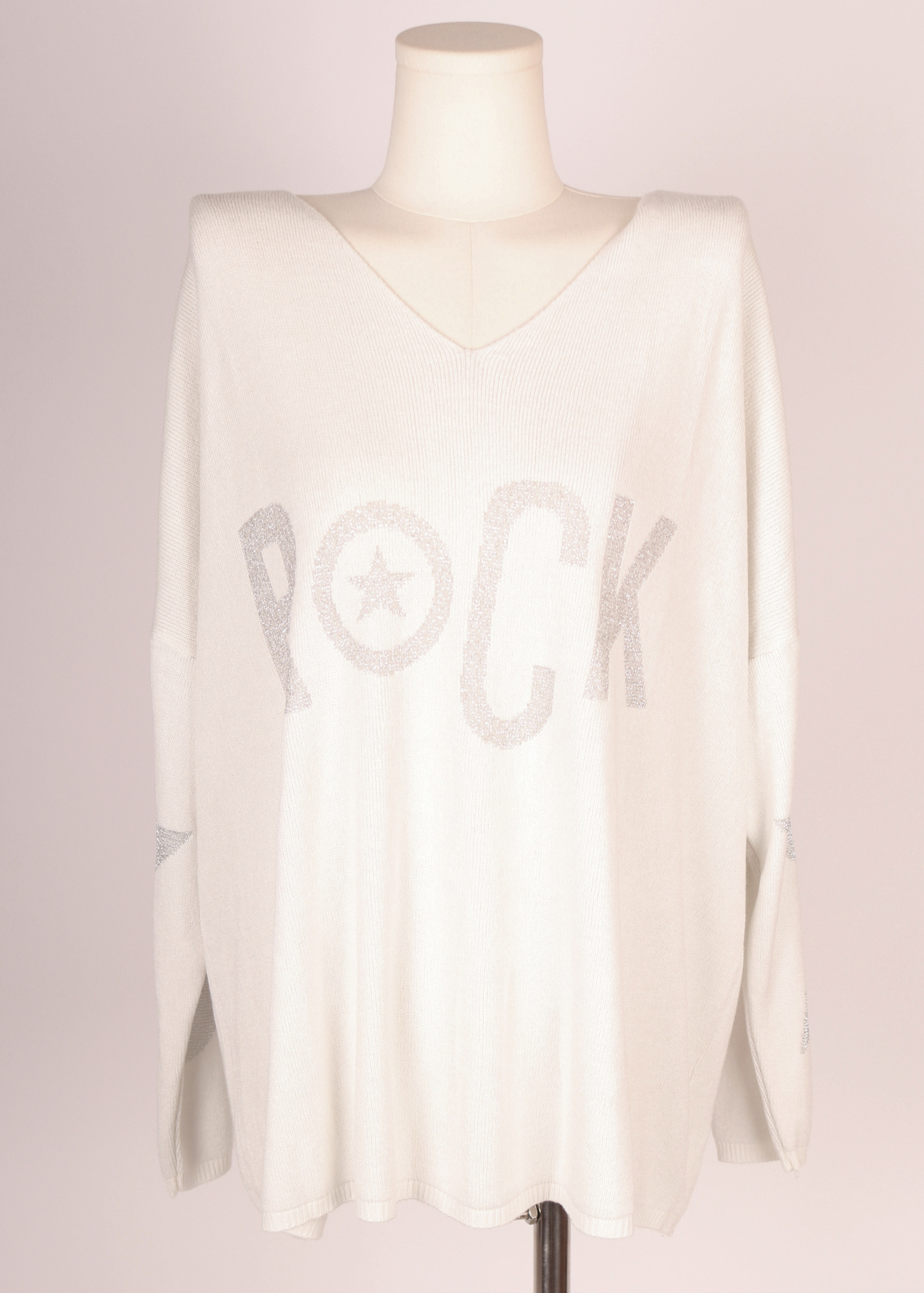 SWEATER ROCK START BLANCO