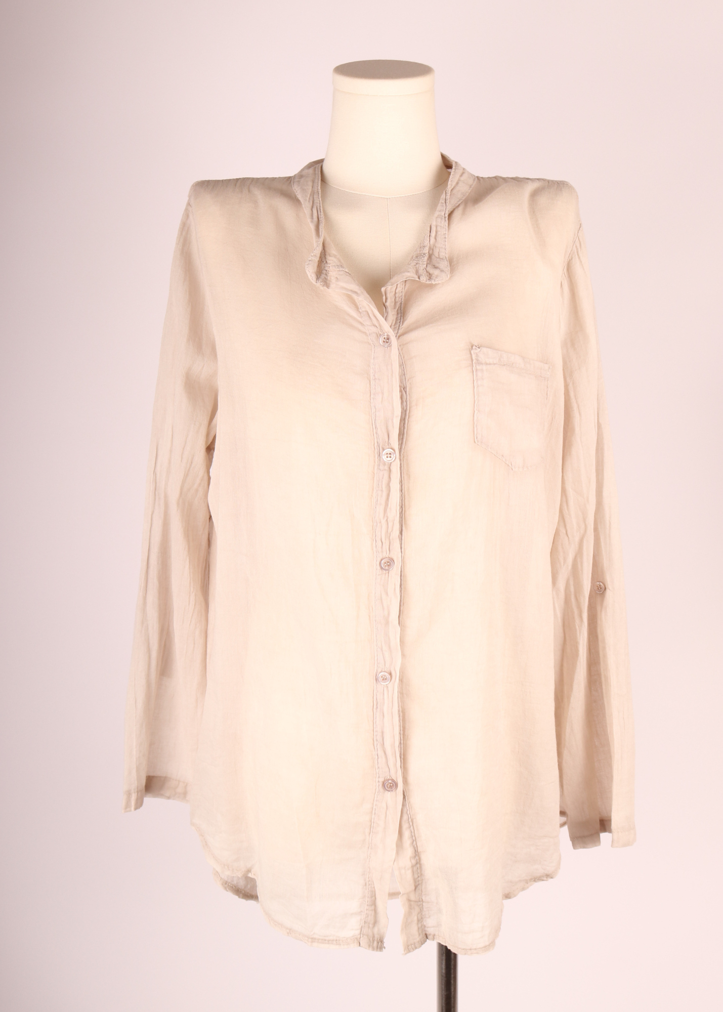 BLUSA FLUIDA BEIGE