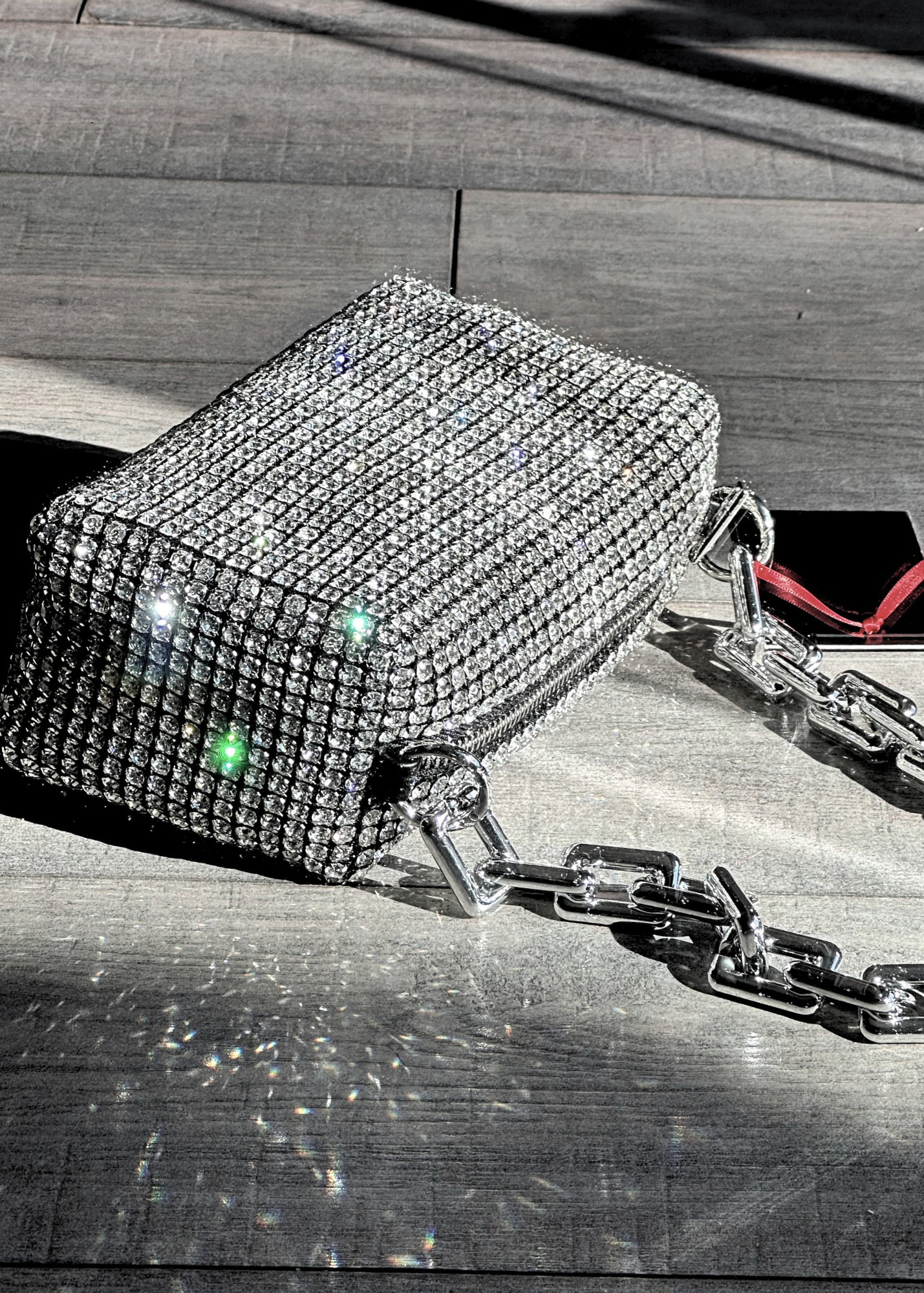 MINI BOLSO ASA CADENA PLATA