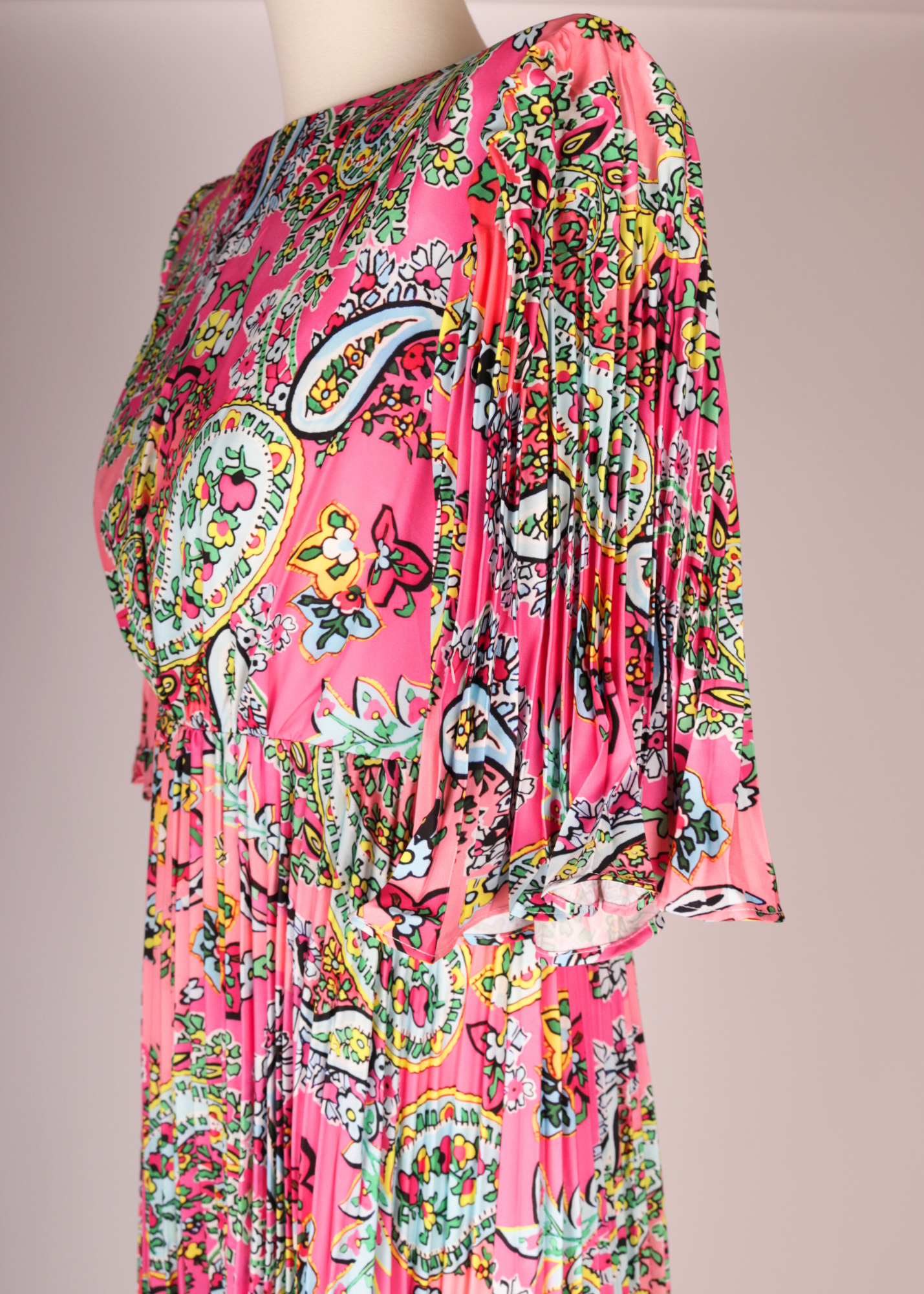 EP LUXURY VESTIDO ETNICO PLISADO