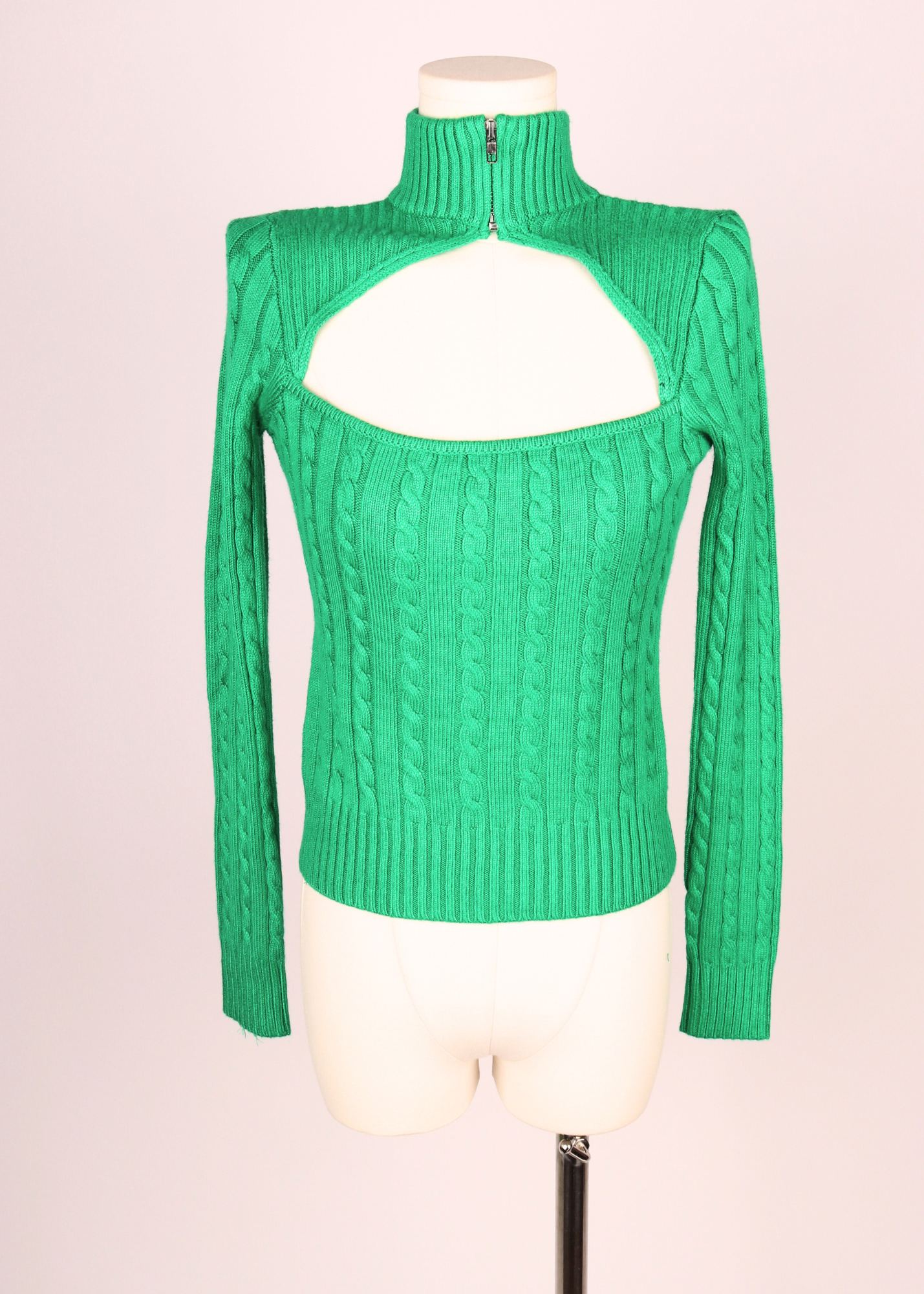 SWEATER CUELLO ALTO VERDE