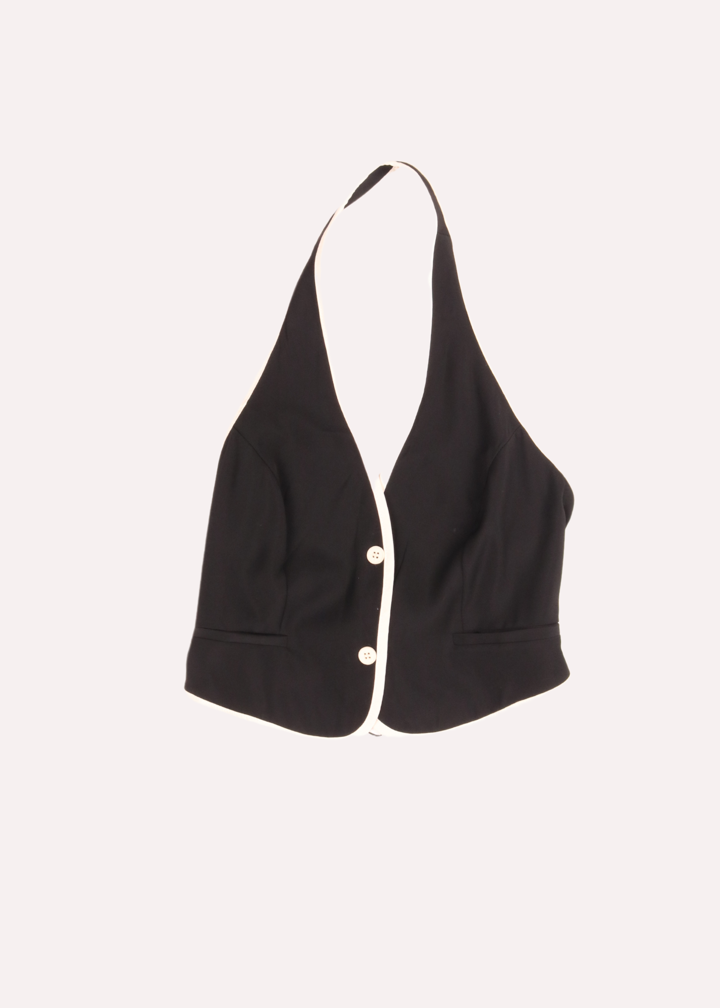 EP LUXURY SET DE CHALECO HALTER Y PANTALON HIGH WAISTED