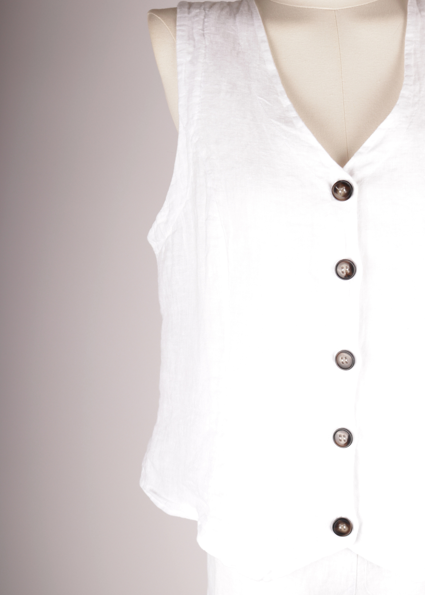 EP LUXURY CHALECO PANTALON LINO B