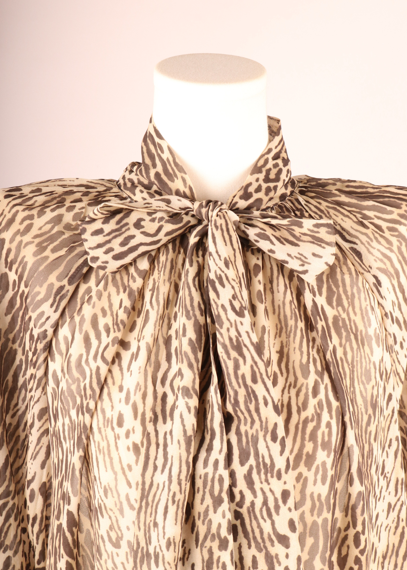 EP LUXURY VESTIDO MINI TRASPARENTE ANIMAL PRINT