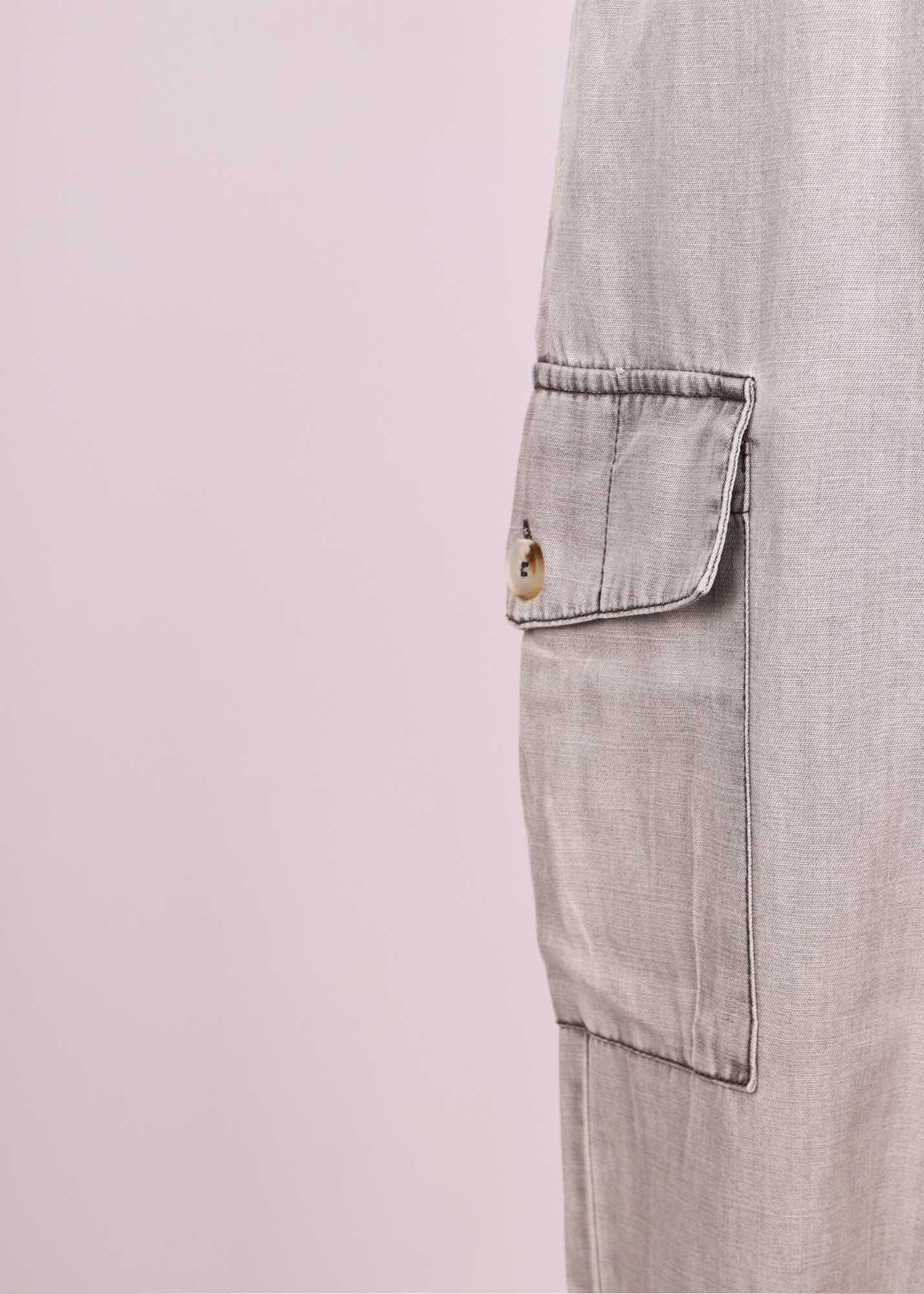 JOGGER CARGO GRIS PRELAVADO
