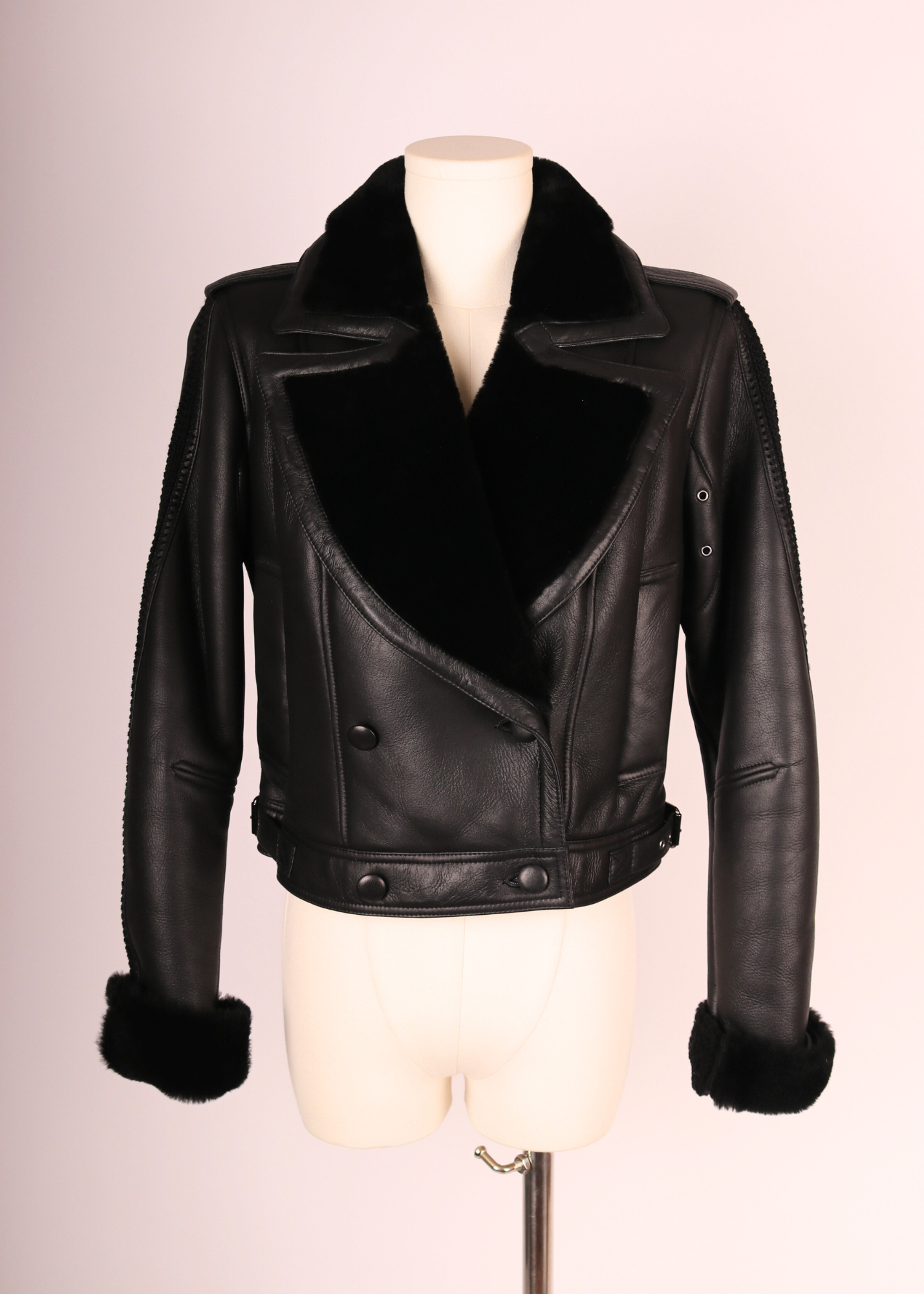 JACKET NEGRO PIEL TURQUÍA