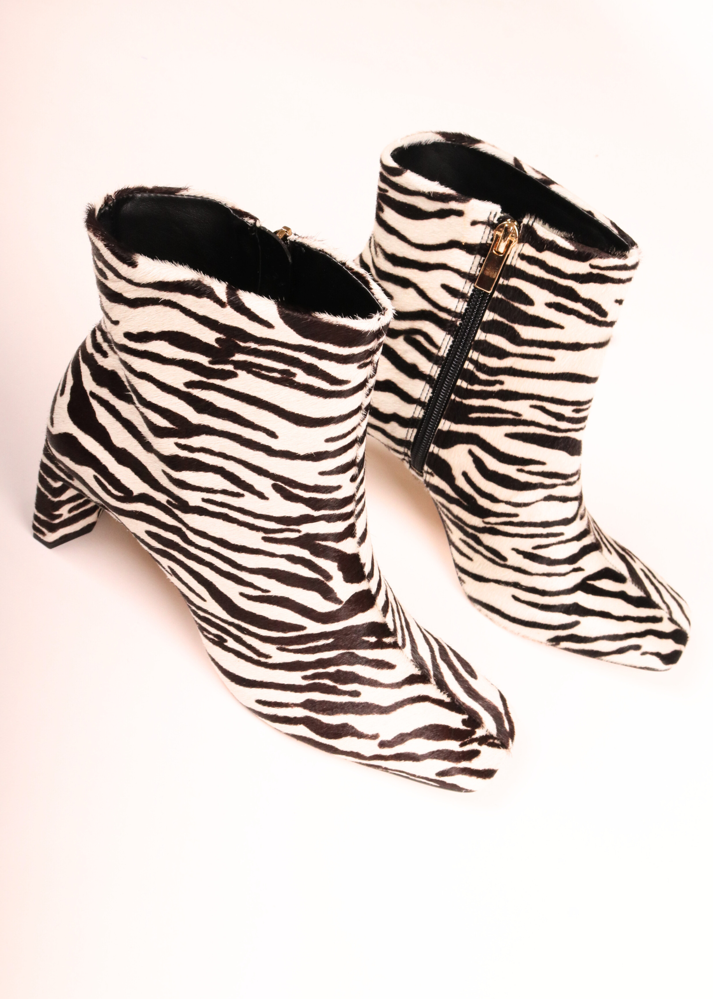 CARRANO BOTIN CALF HAIR PRINT CEBRA