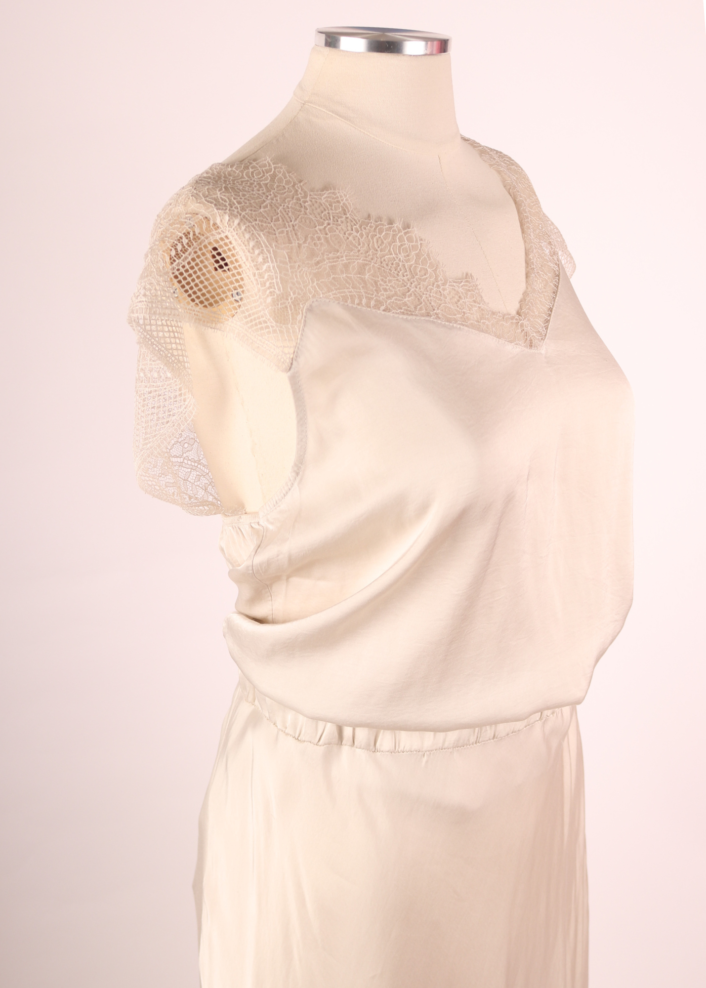 EP LUXURY SET SATIN ENCAJE BEIGE