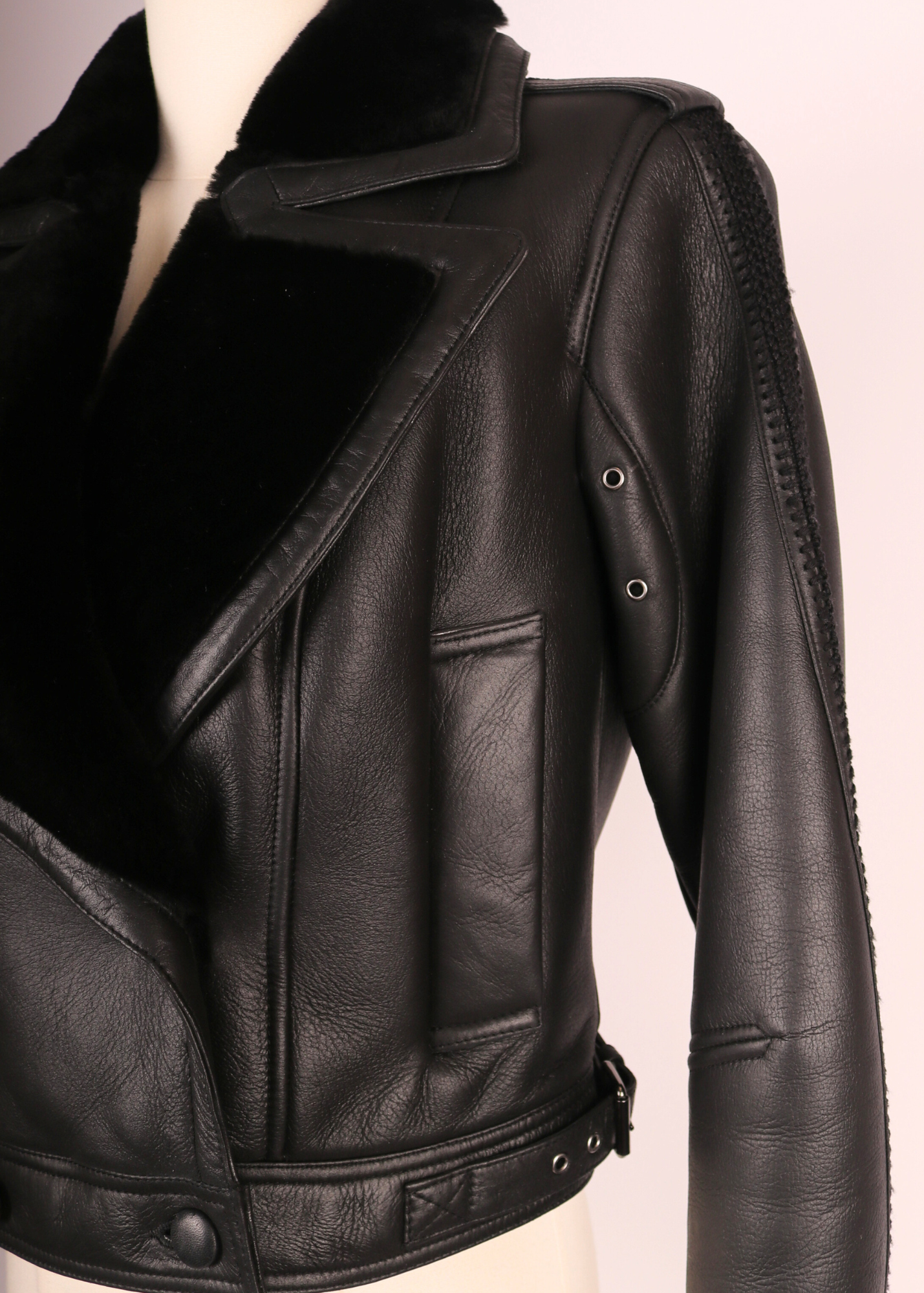 JACKET NEGRO PIEL TURQUÍA