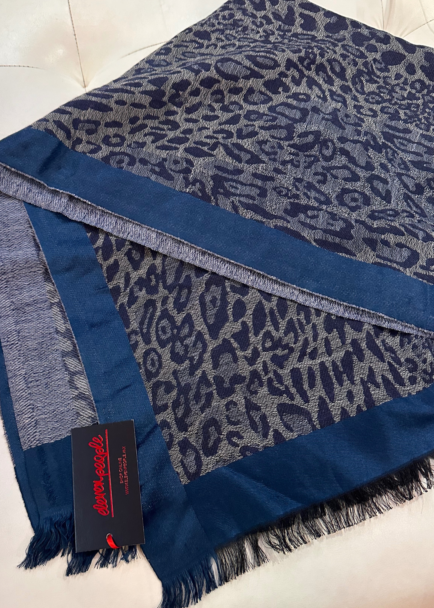 GUADALUPE PASHMINA CHEETAN AZUL