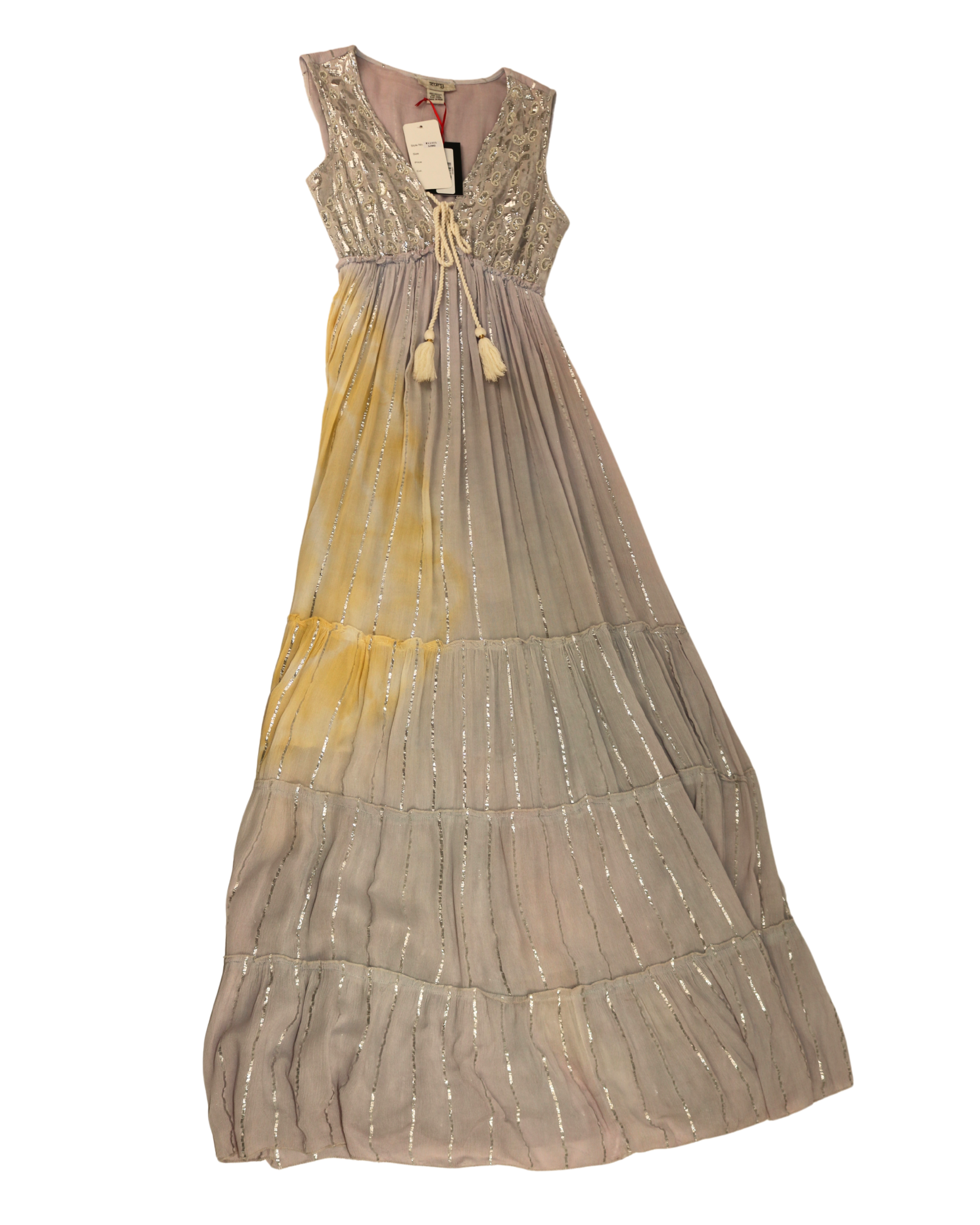 EP LUXURY INDIA MAXI VESTIDO BOHO NAVANY