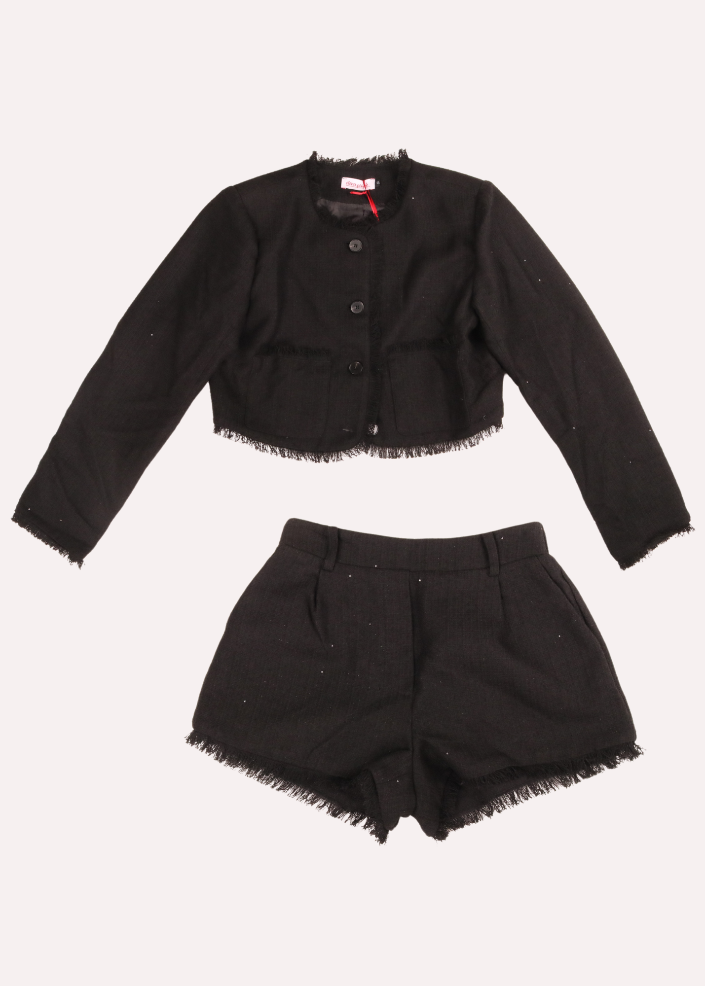 EP LUXURY SET DE JACKET Y SHORTS TWEED