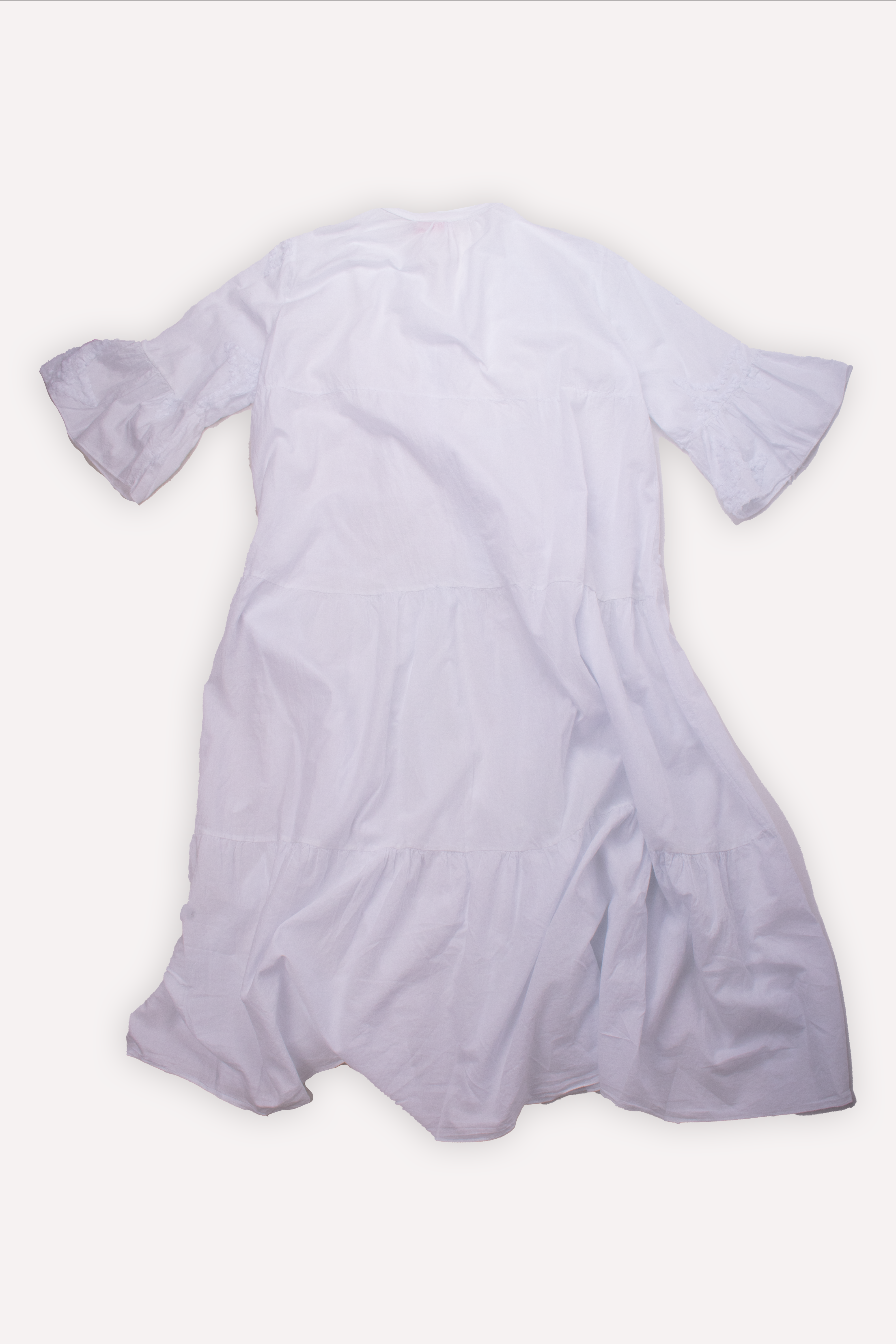 VESTIDO ESTRELLA BORDADA BLANCO