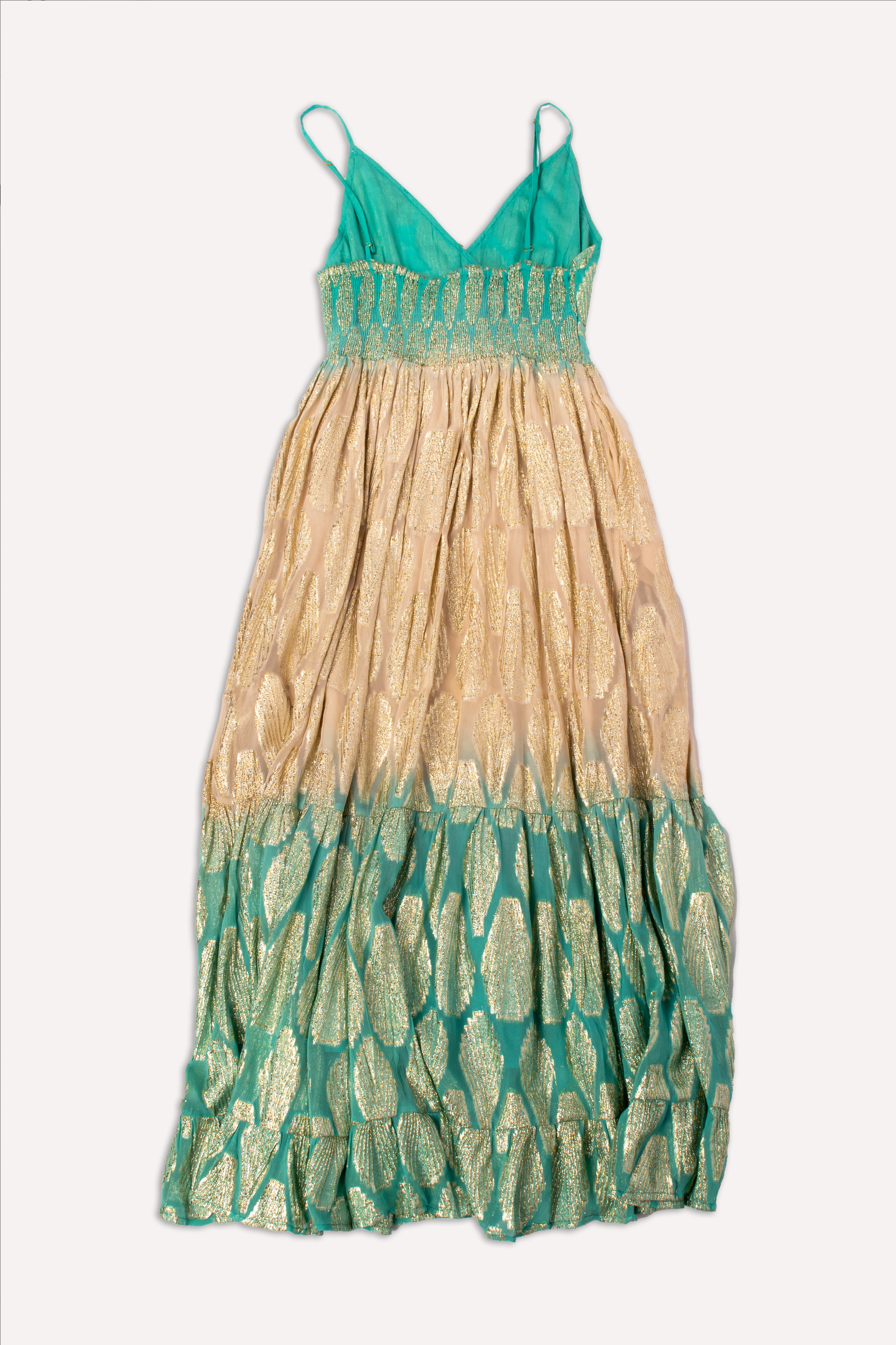 EP LUXURY PARIS MAXI VESTIDO ALI VERDE AQUA