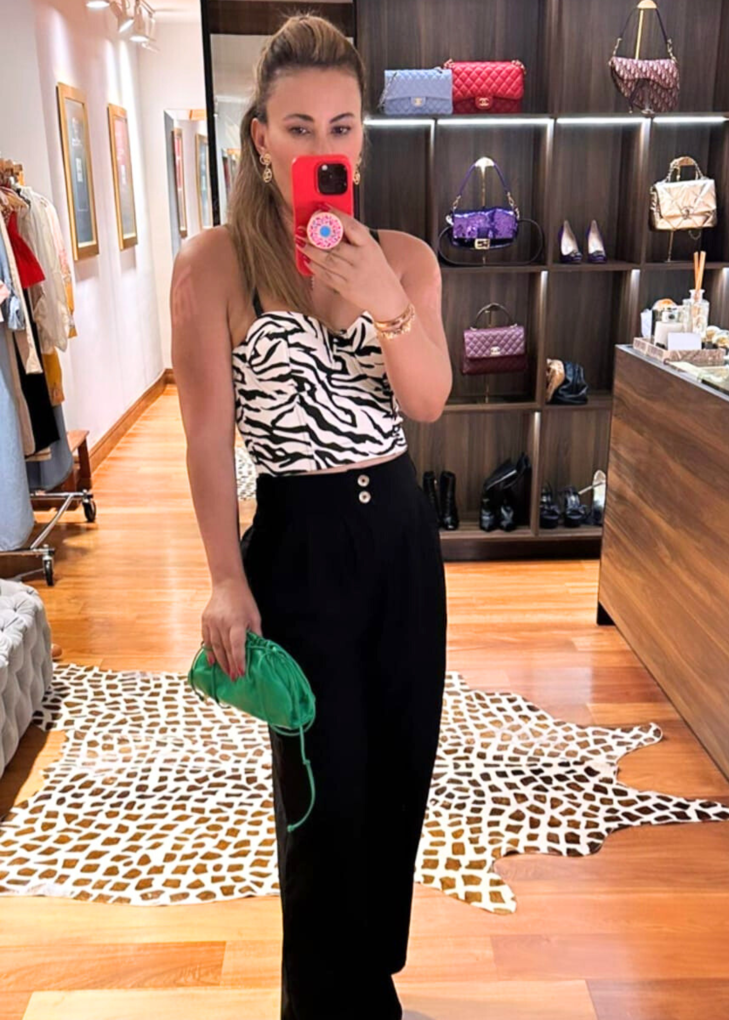 TOP CORSET BRALETTE ZEBRA