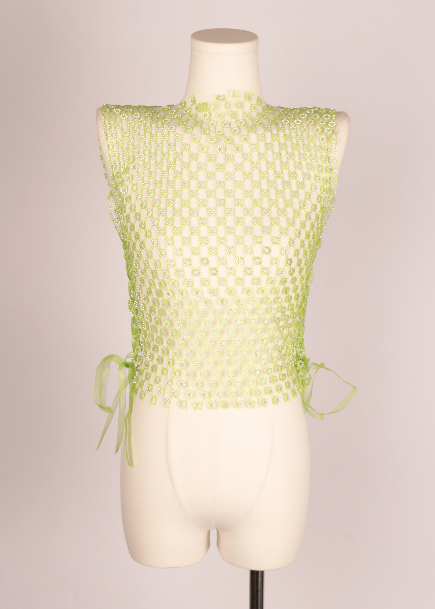 TOP FLOR MALLA TRASPARENCIA V