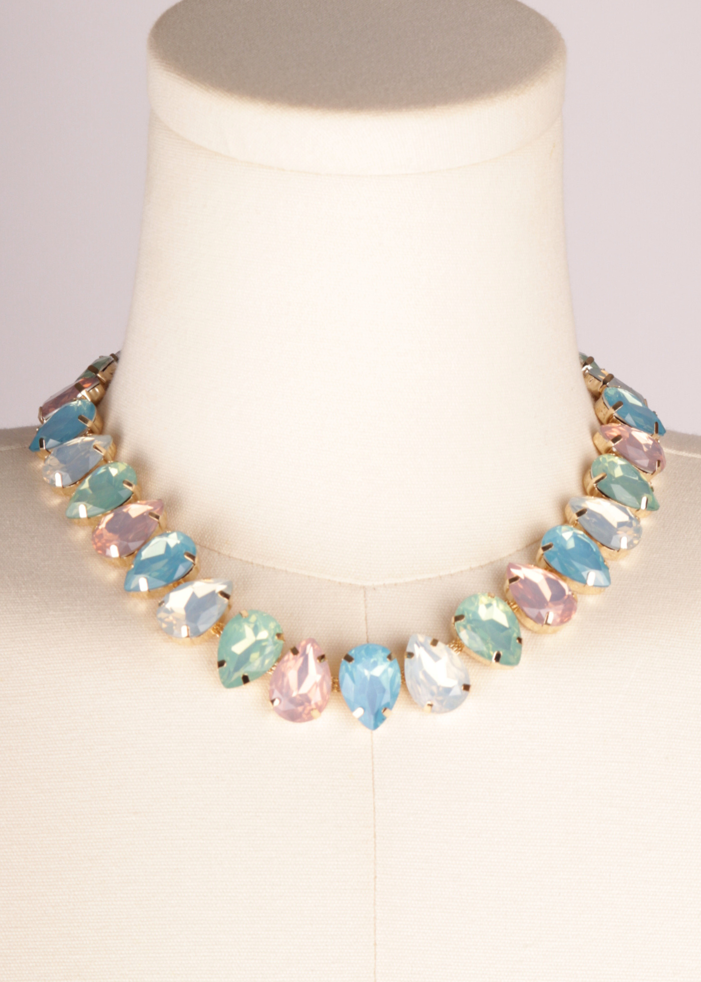 COLLAR GOTAS AZUL