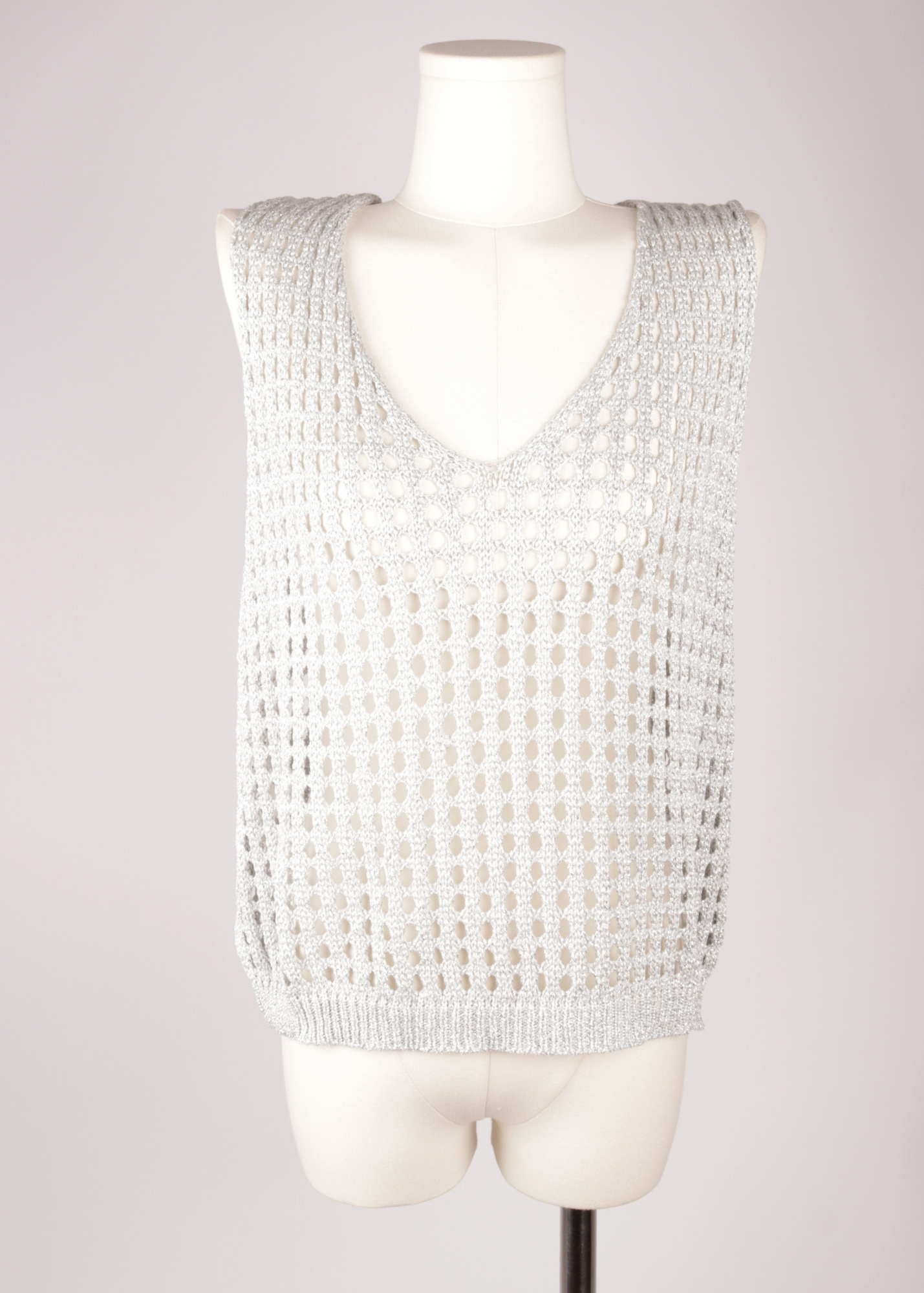 BLUSA CROCHET PLATA
