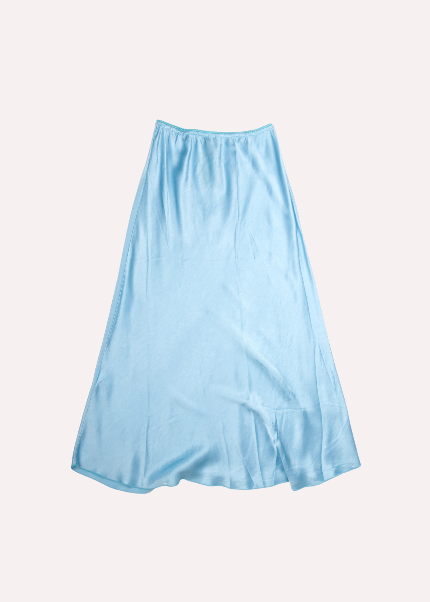 MAXI FALDA RECTA SATINADA