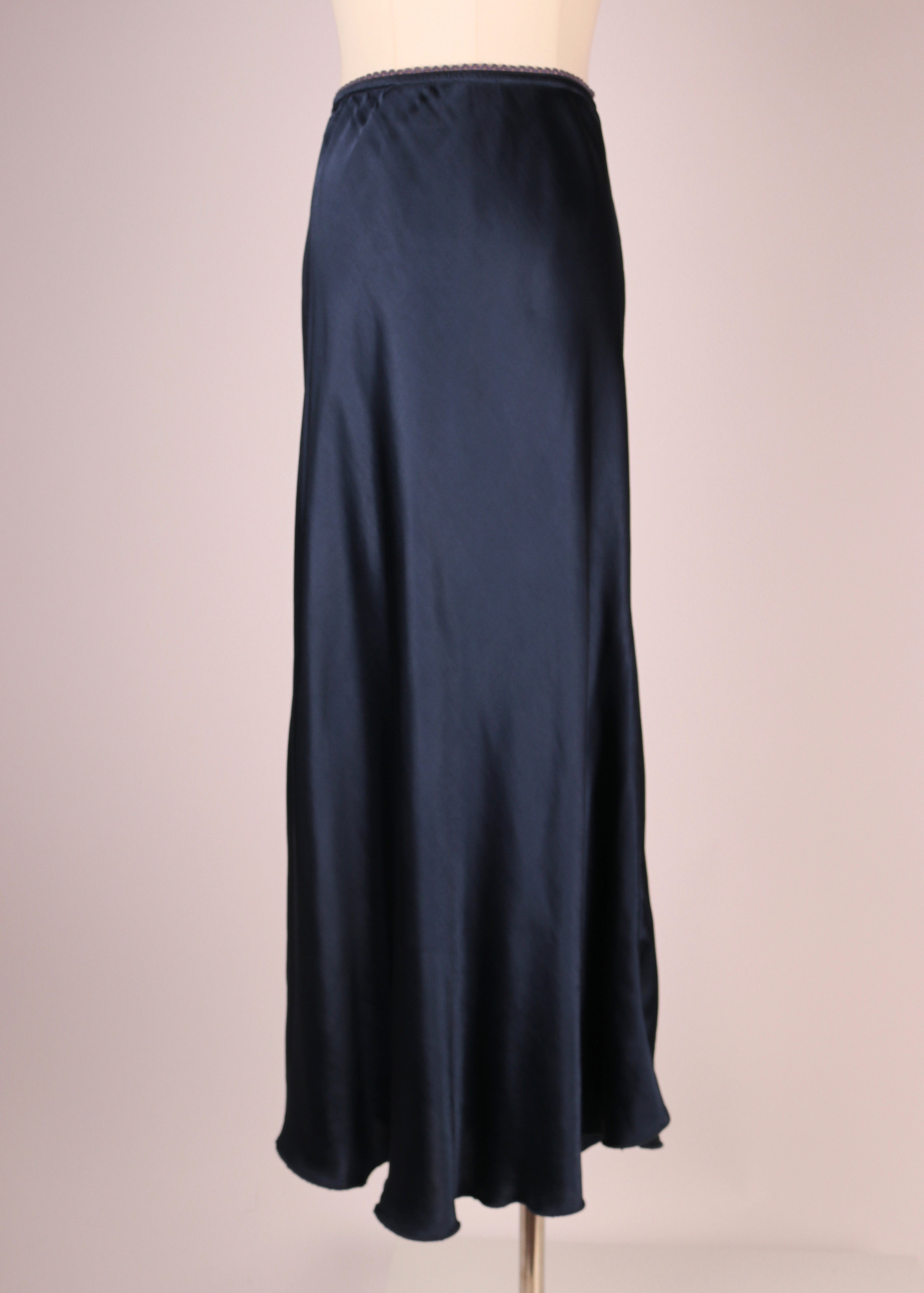 FALDA MAXI RECTA SATIN