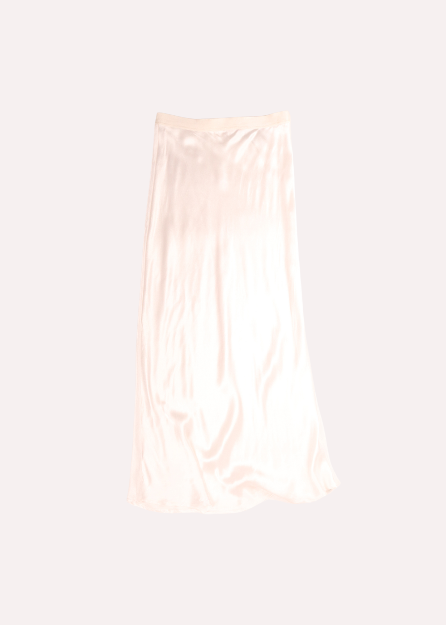 MAXI FALDA SATINADA LINEA A