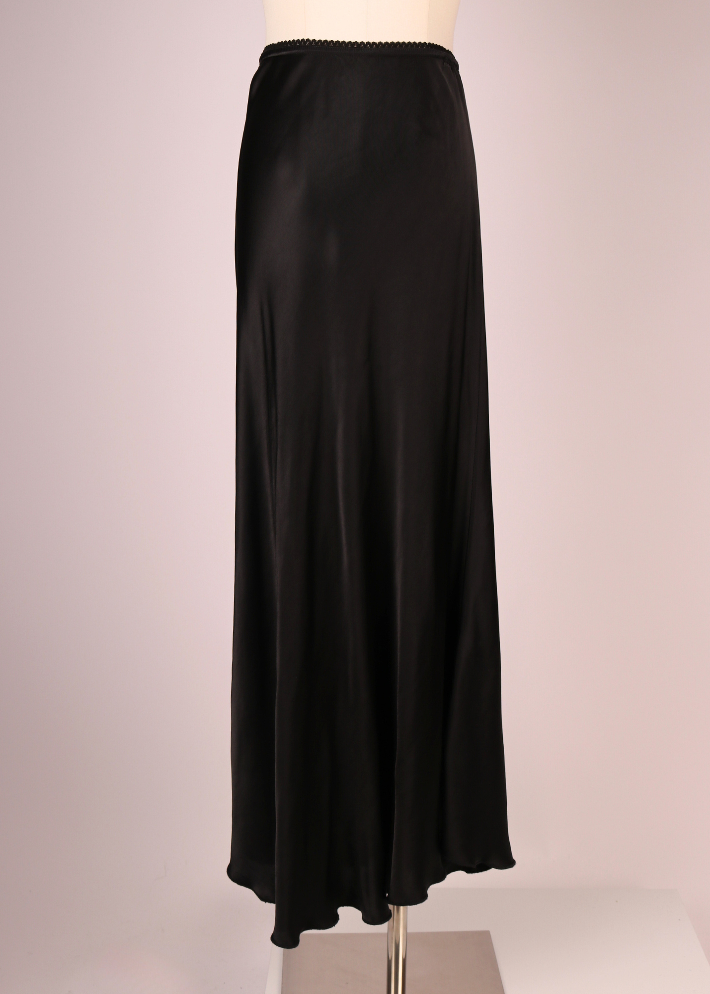 MAXI FALDA RECTA SATINADA