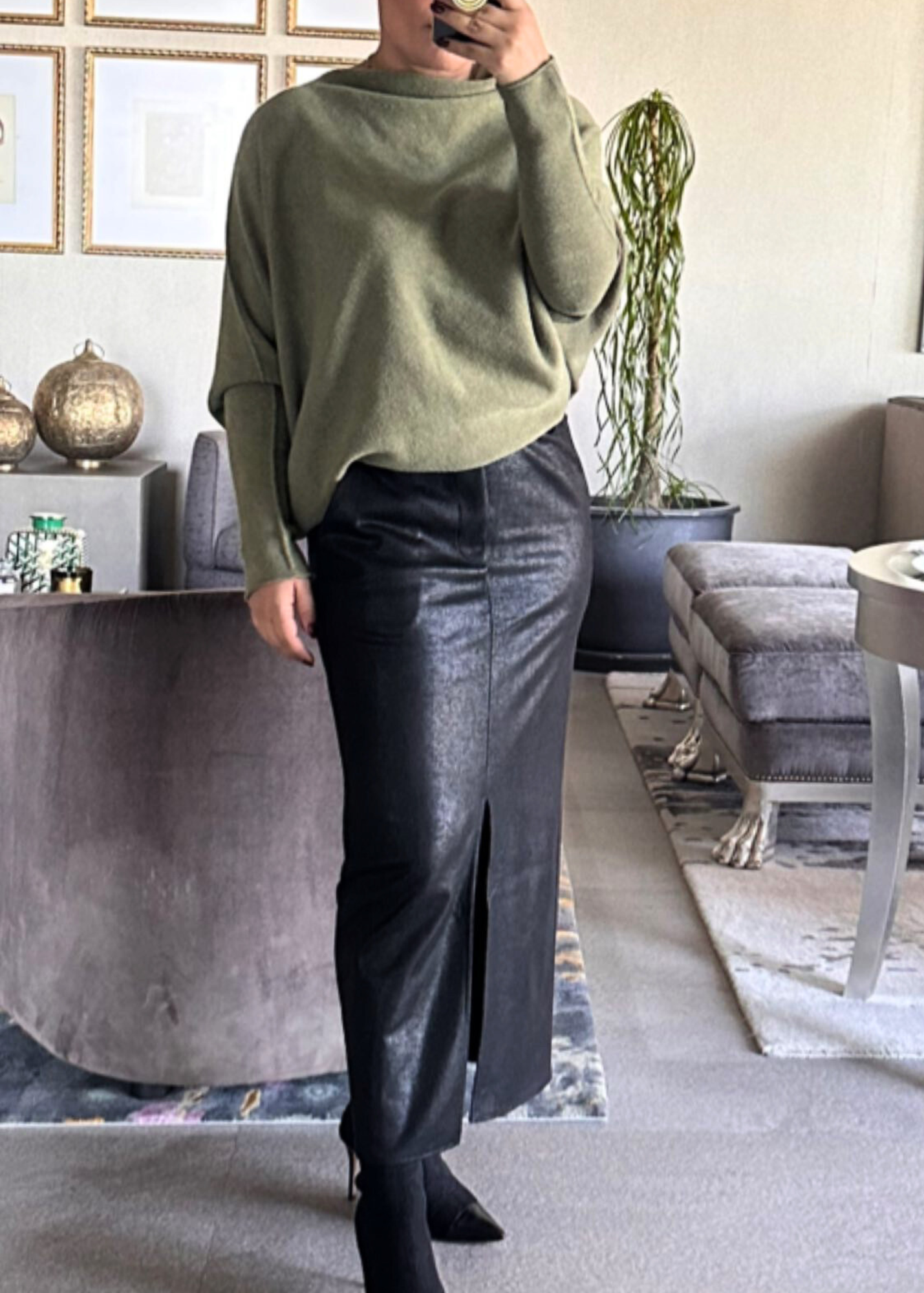 EP LUXURY FALDA SUEDE LEATHER