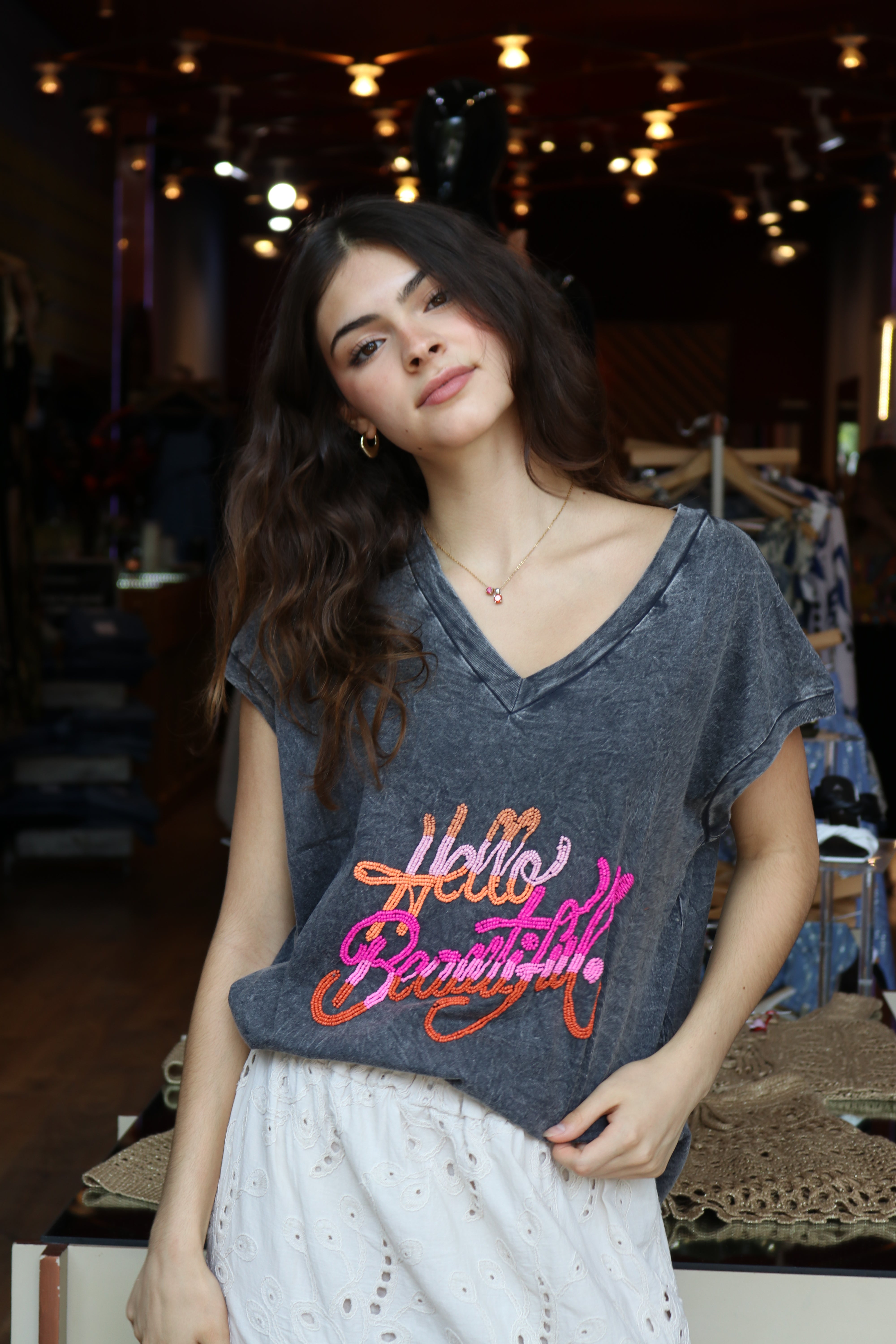 EP LUXURY PARIS CAMISETA HELLO BEAUTIFUL