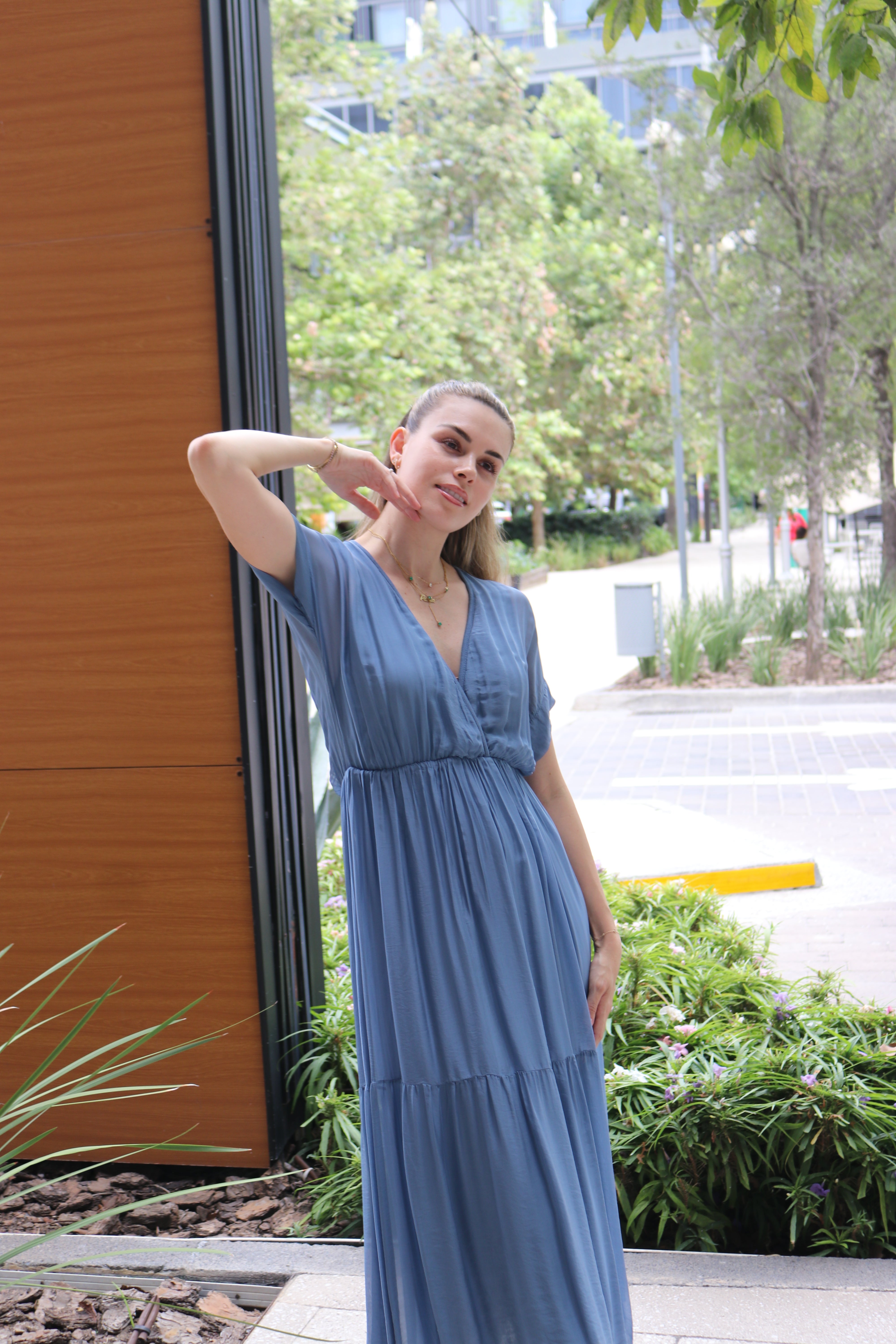 EP LUXURY ITALY MAXI VESTIDO ARUBA DE SEDA