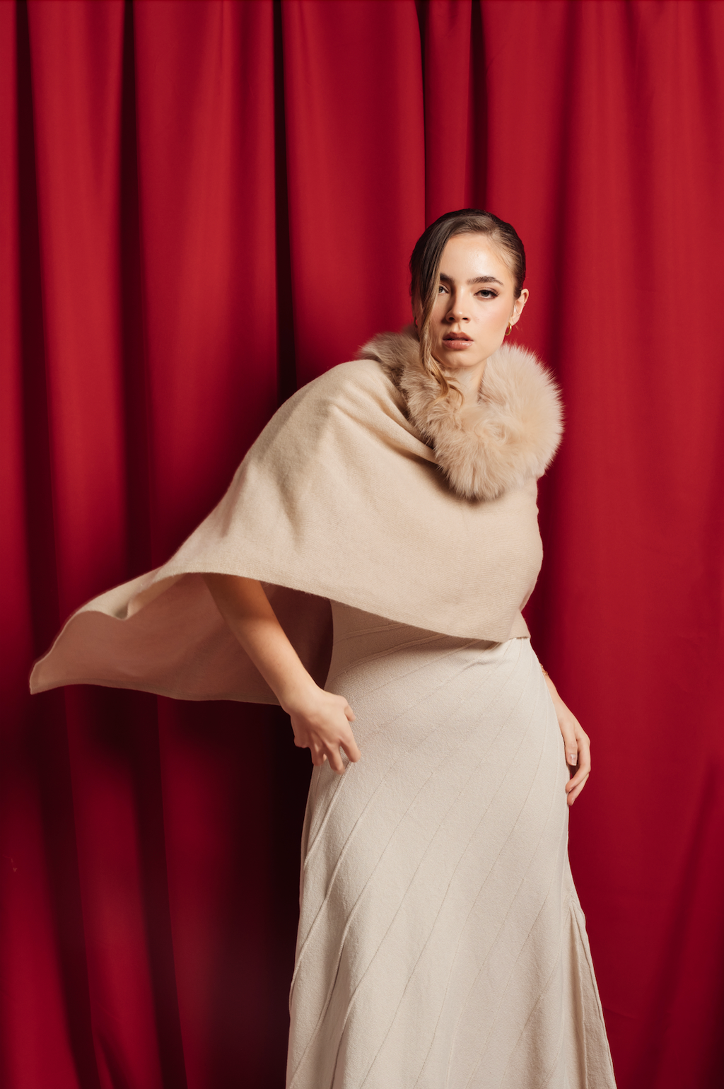 ALASHAN LUXE WINDCHILL FOX TRIM TOOPER