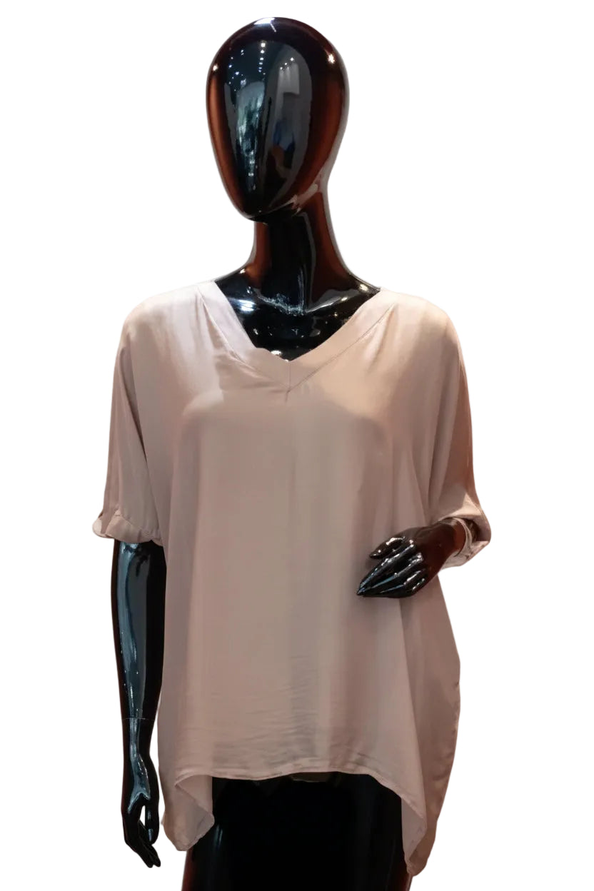 EP LUXURY ITALY BLUSA DE SEDA LISA