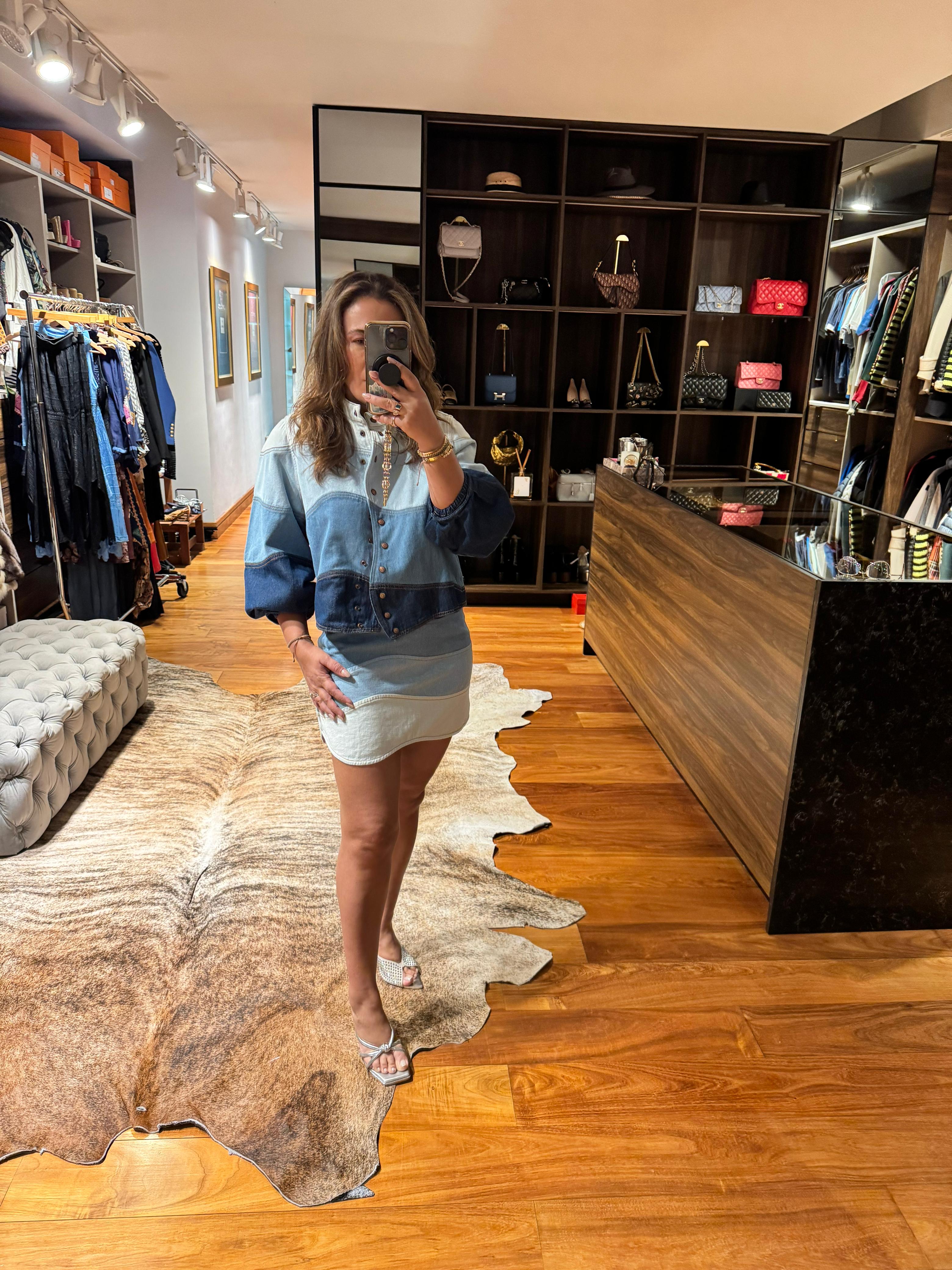 EP LUXURY DRESS TO MINI FALDA DENIM