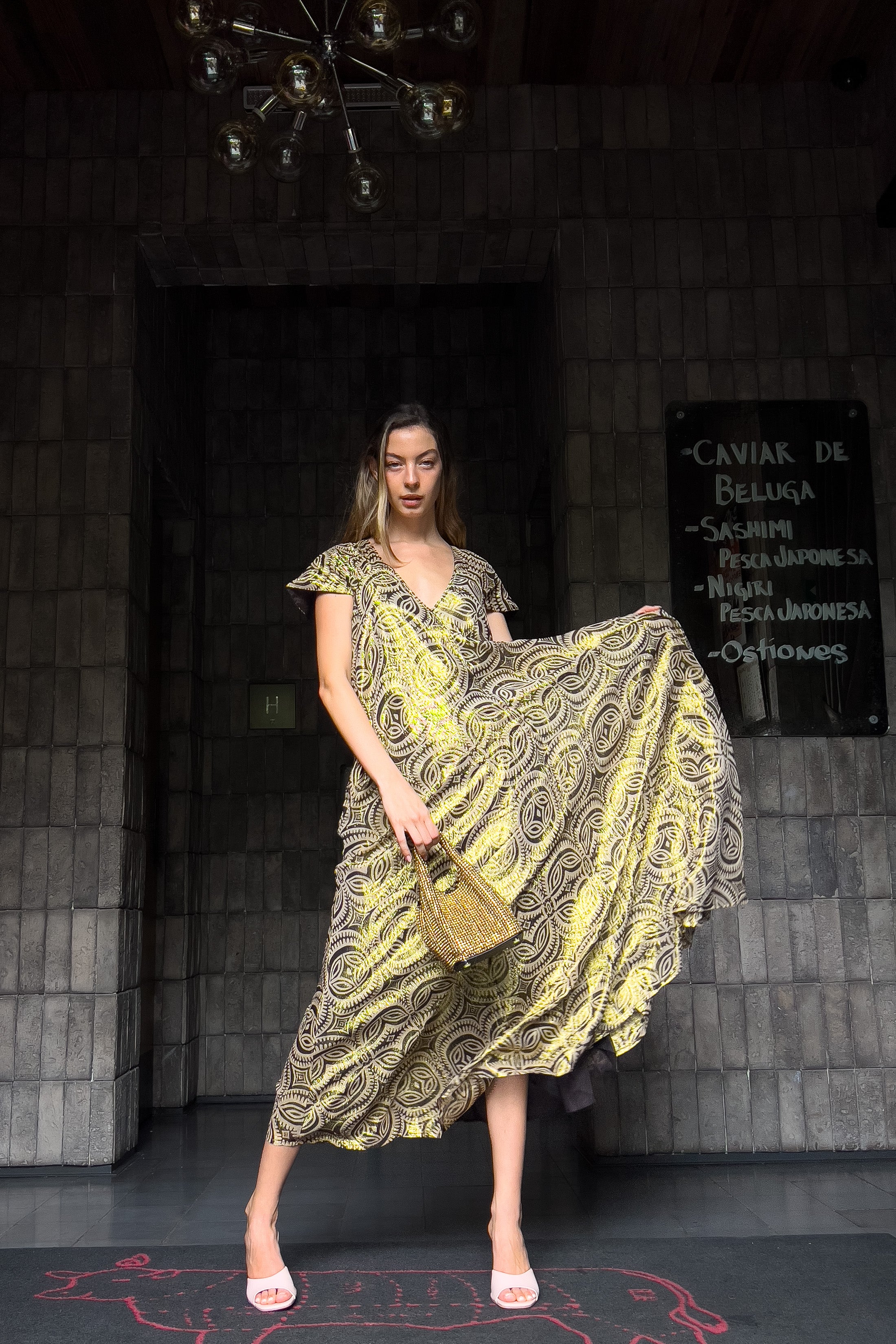 EP LUXURY PARIS VESTIDO ALICE LARGO BRILLANTE