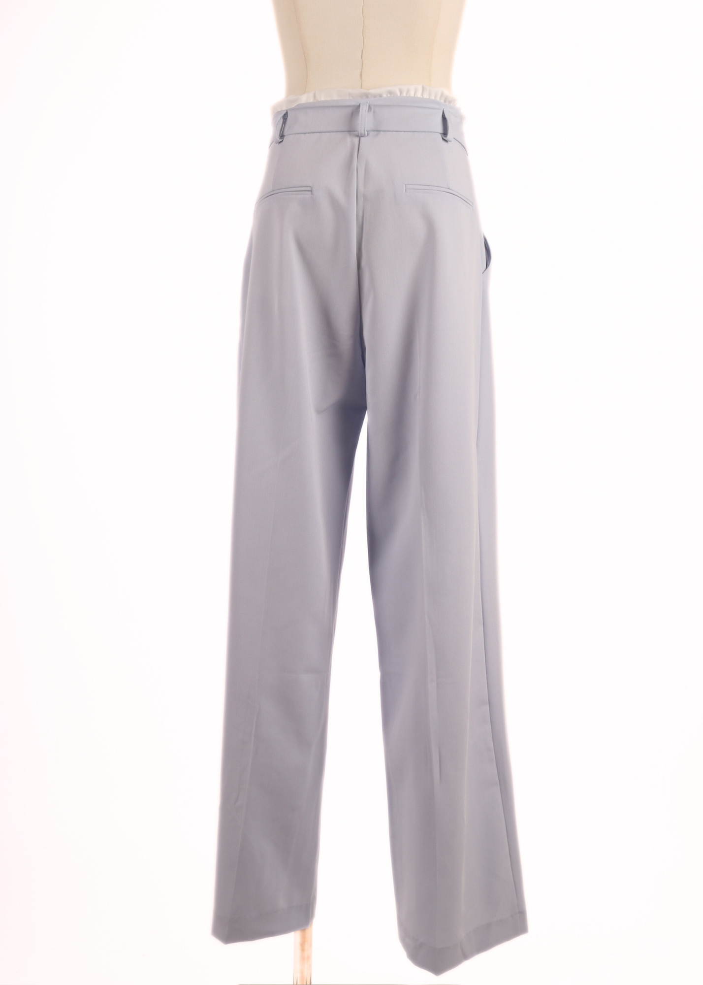 PANTALON CINTURILLA COMBINADA Y LAZO