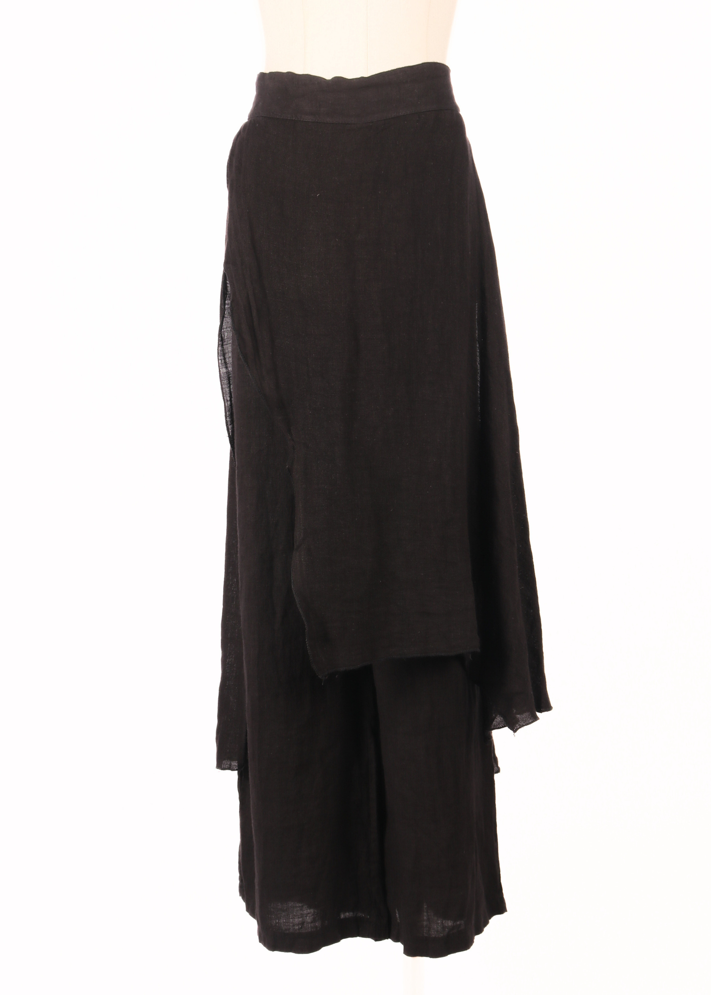 EP LUXURY PANTALON FALDA DRAPEADA ALBORADA NEGRA