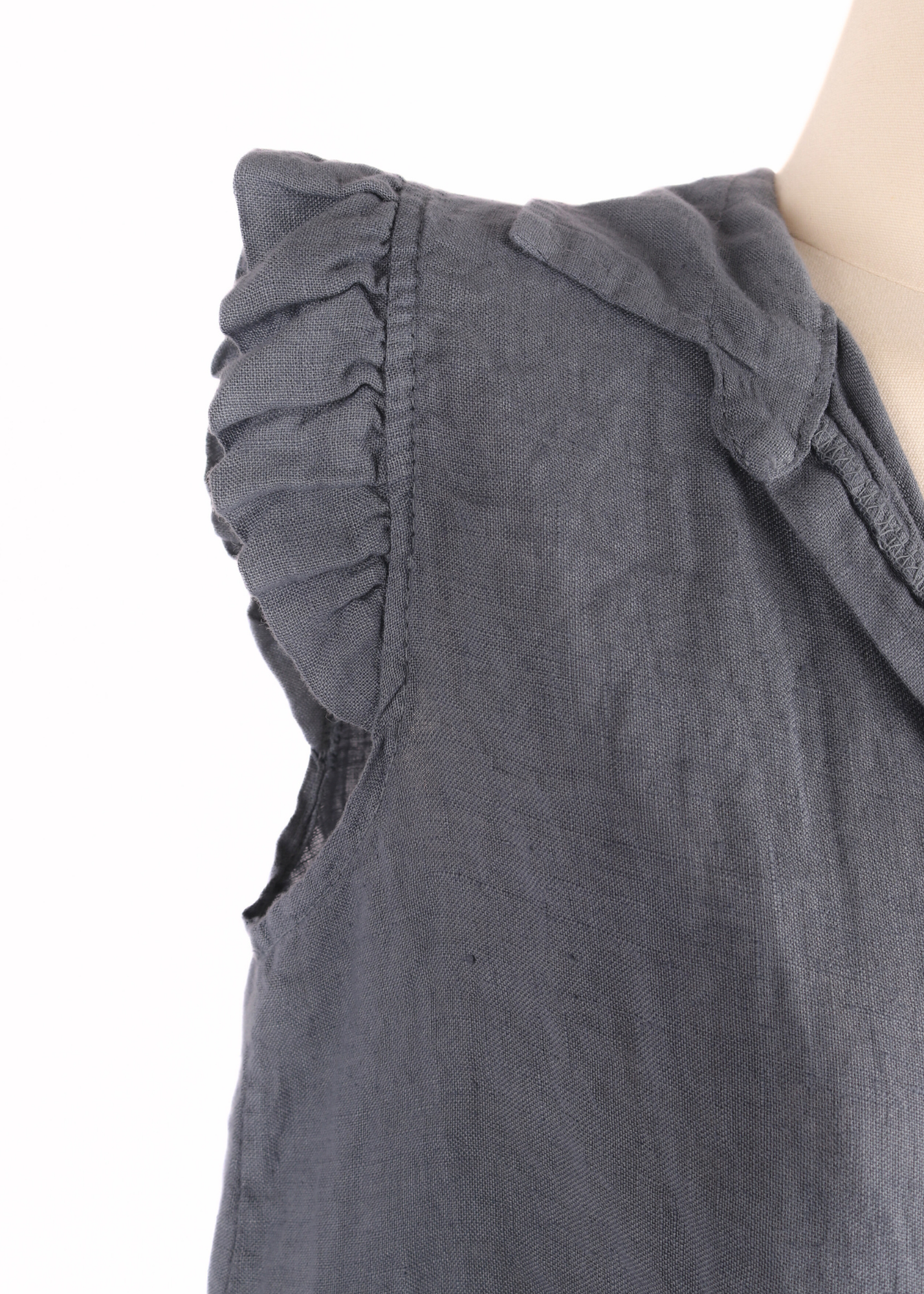 EP LUXURY BLUSA VOLANTES DENIM