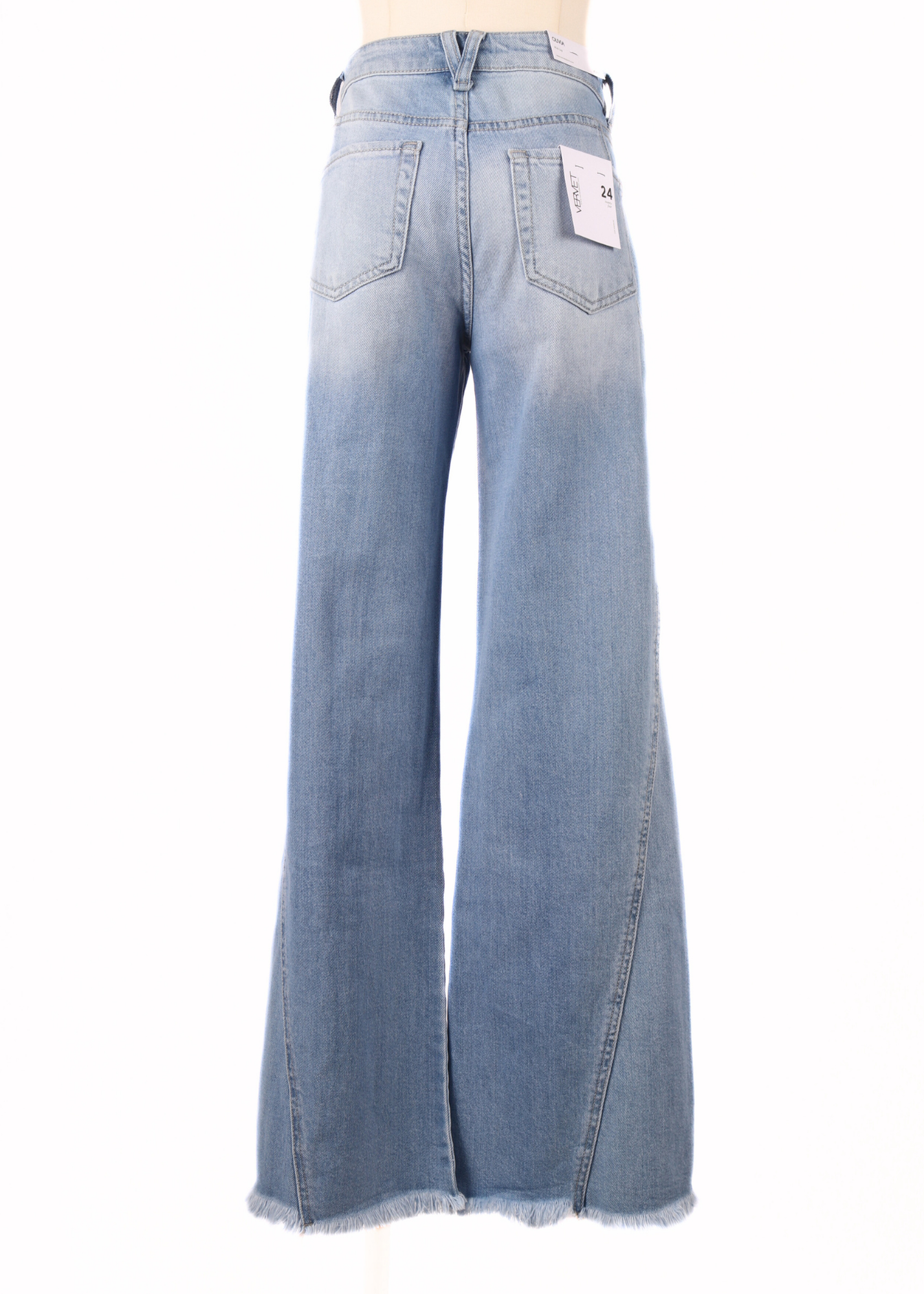 JEANS VERVET HIGH RISE WIDE LEG-A LINE