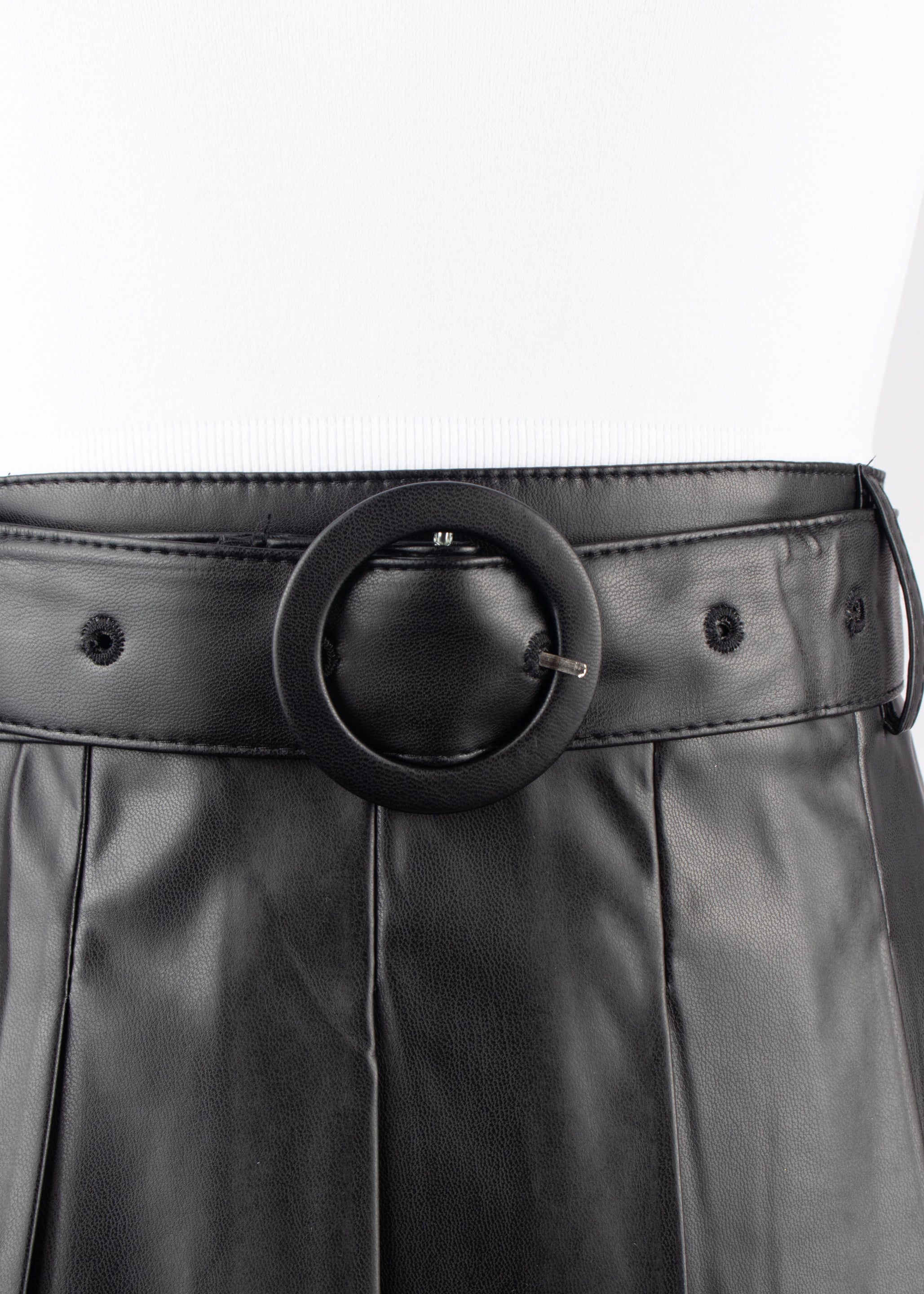 Falda cinto vinilpiel