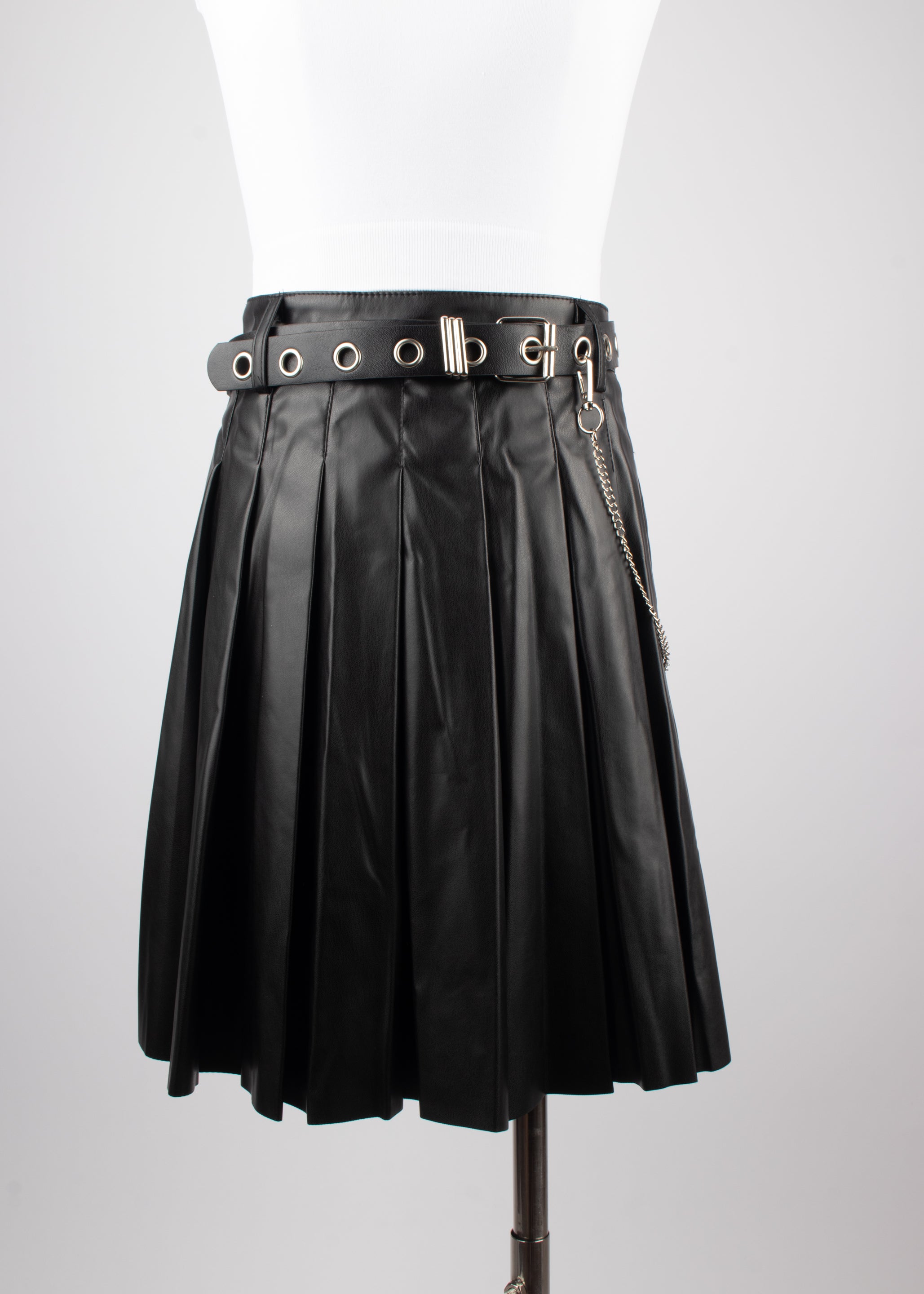 Falda tablones vinilpiel