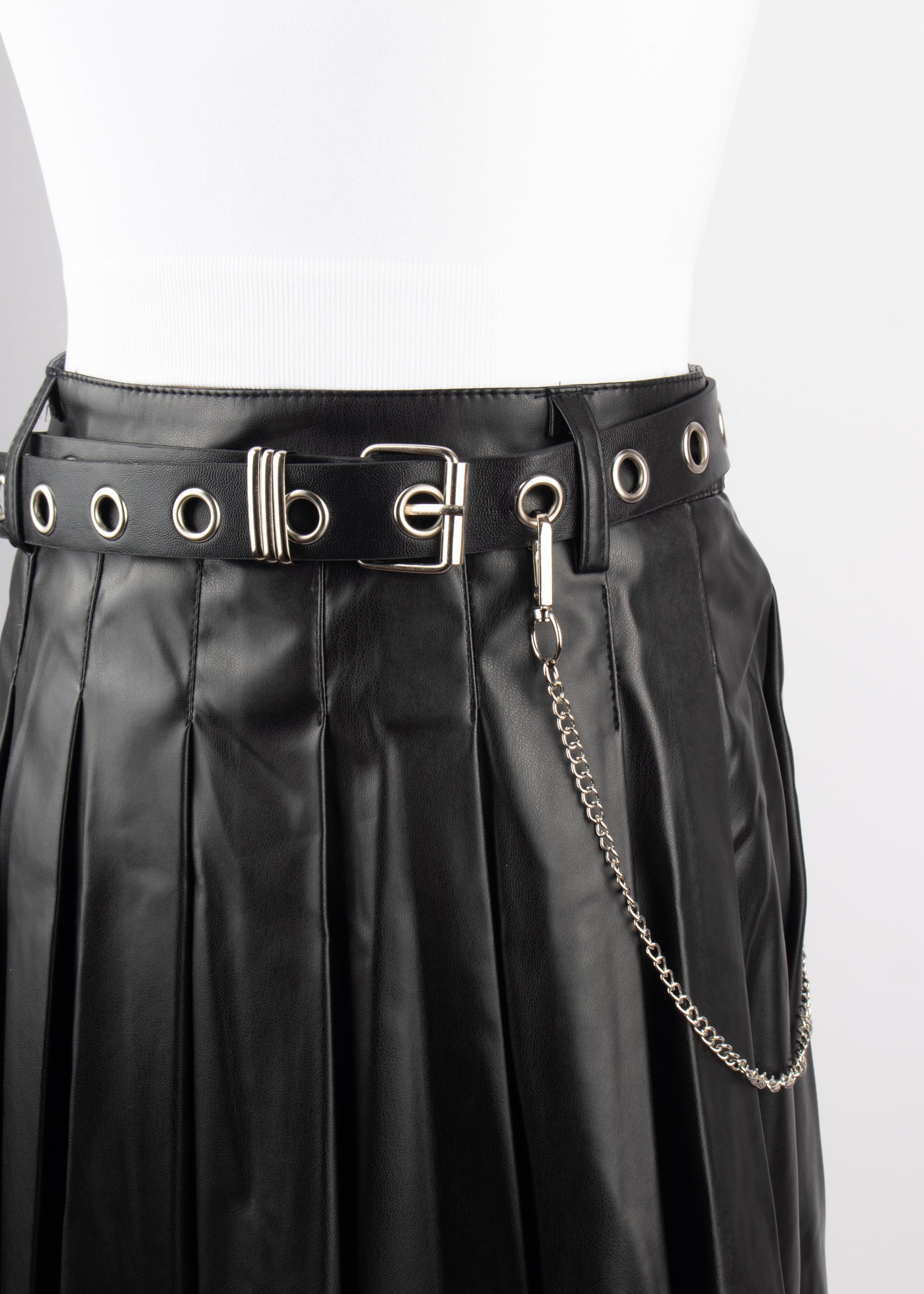 Falda tablones vinilpiel